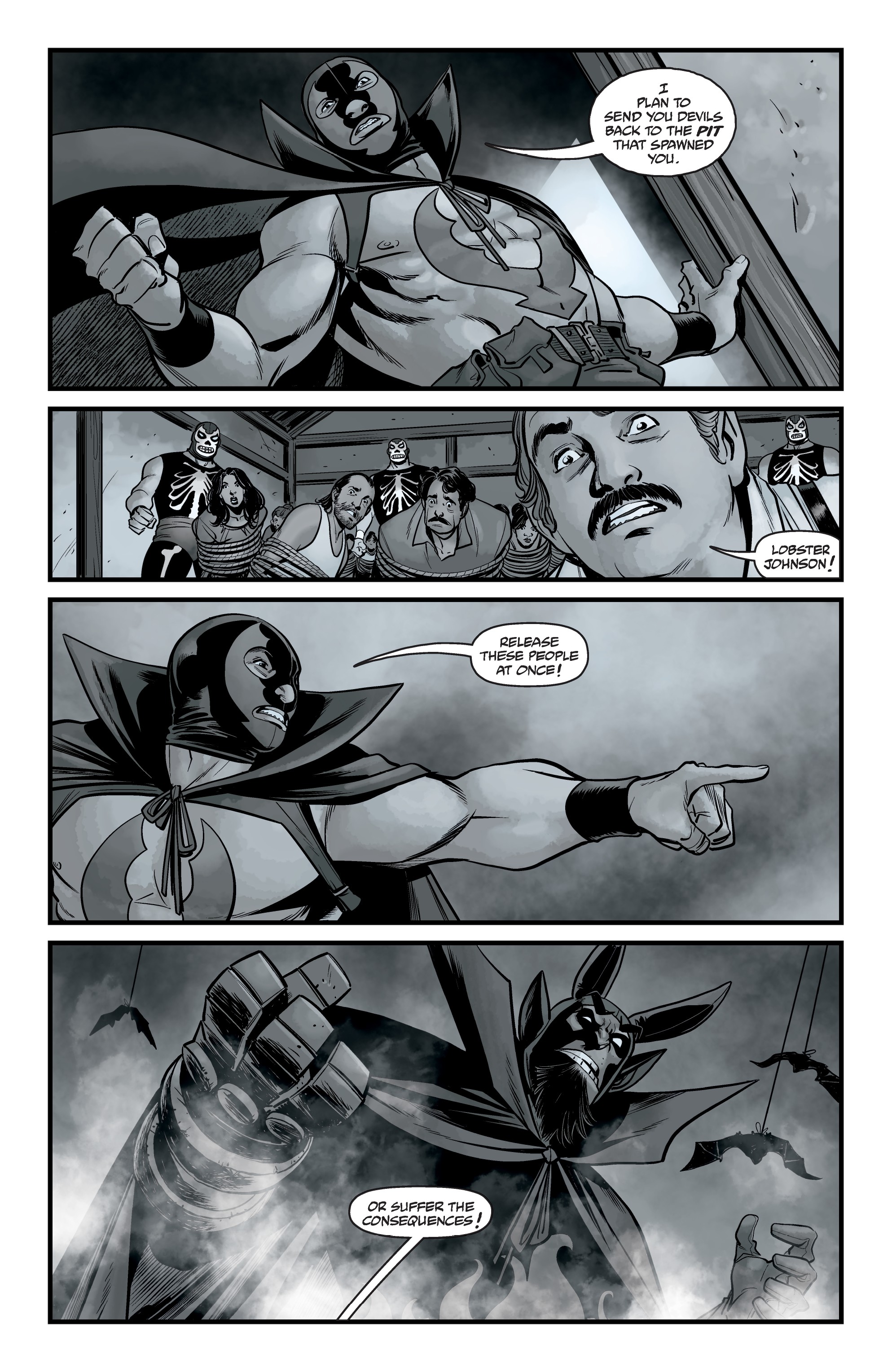 Read online Hellboy vs. Lobster Johnson: The Ring of Death comic -  Issue # Full - 8