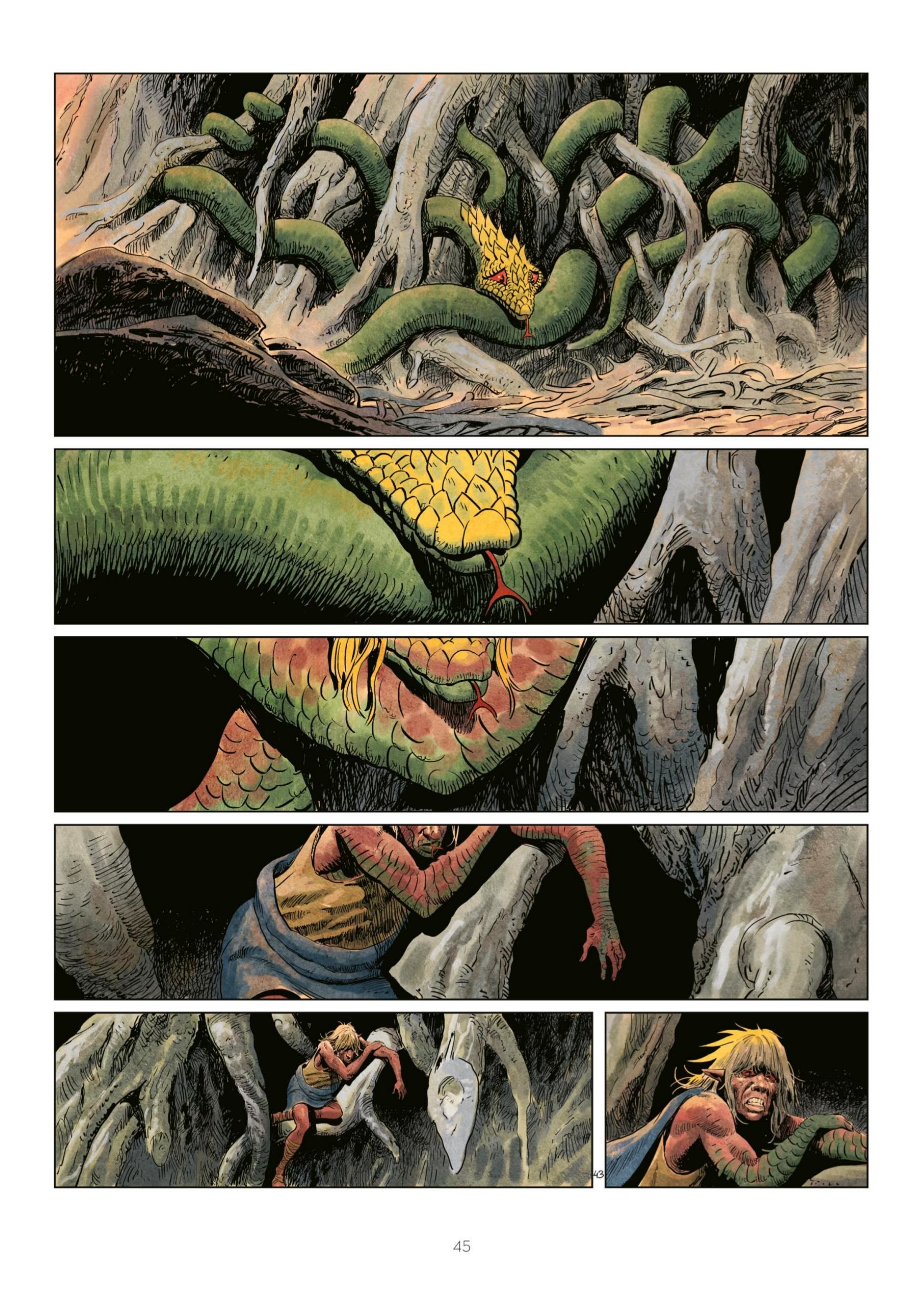 Read online The World of Thorgal: Wolfcub comic -  Issue #7 - 47