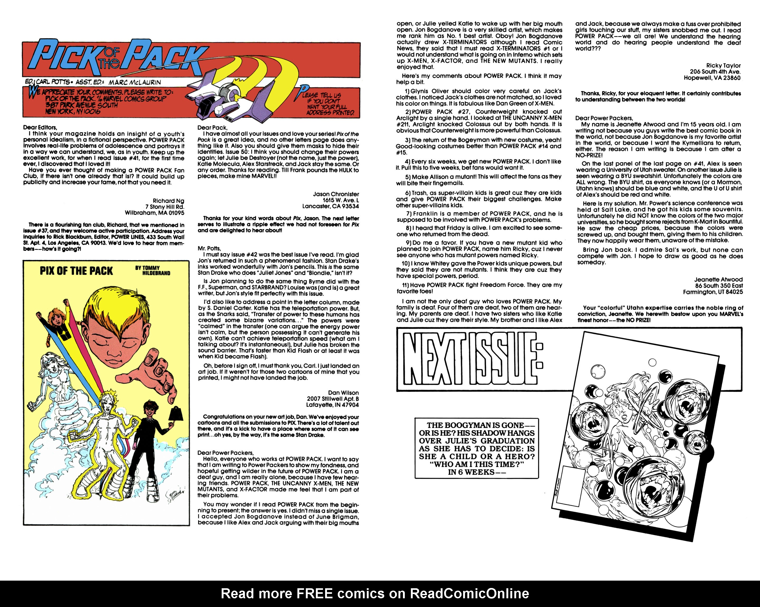 Read online Power Pack (1984) comic -  Issue #44 - 25