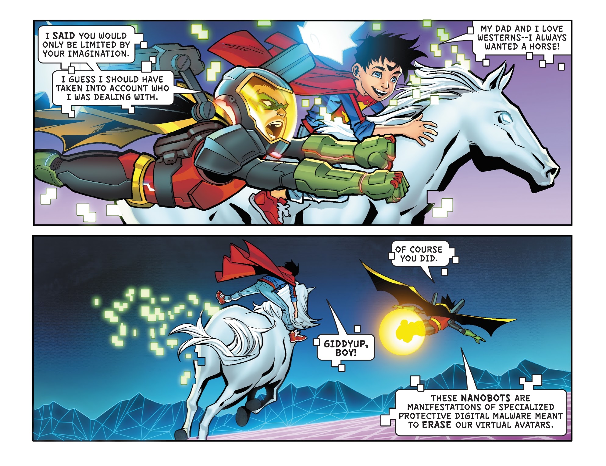 Read online Challenge of the Super Sons comic -  Issue #8 - 9