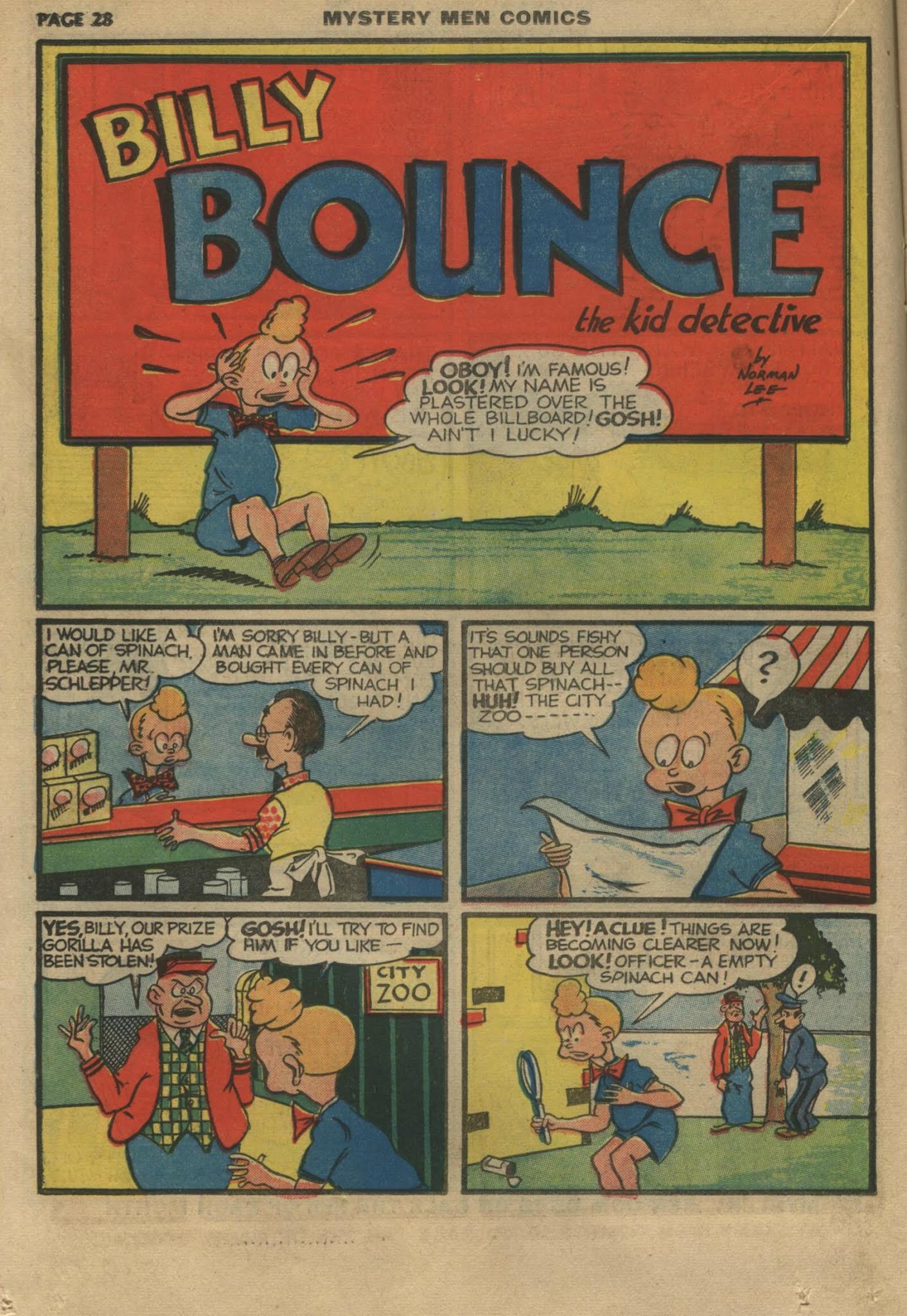 Read online Mystery Men Comics comic -  Issue #15 - 30