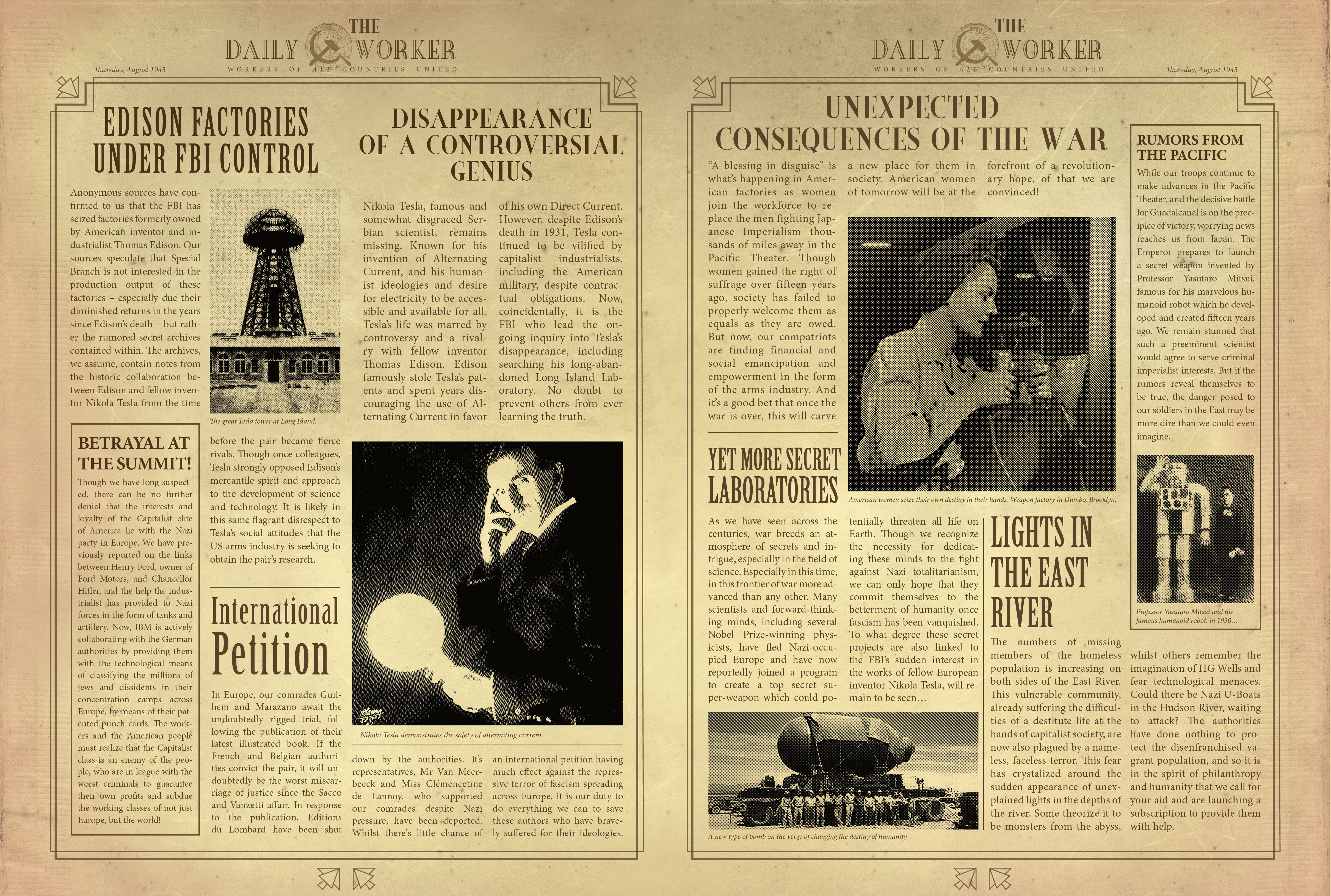 Read online The Three Ghosts of Tesla comic -  Issue # TPB (Part 1) - 6