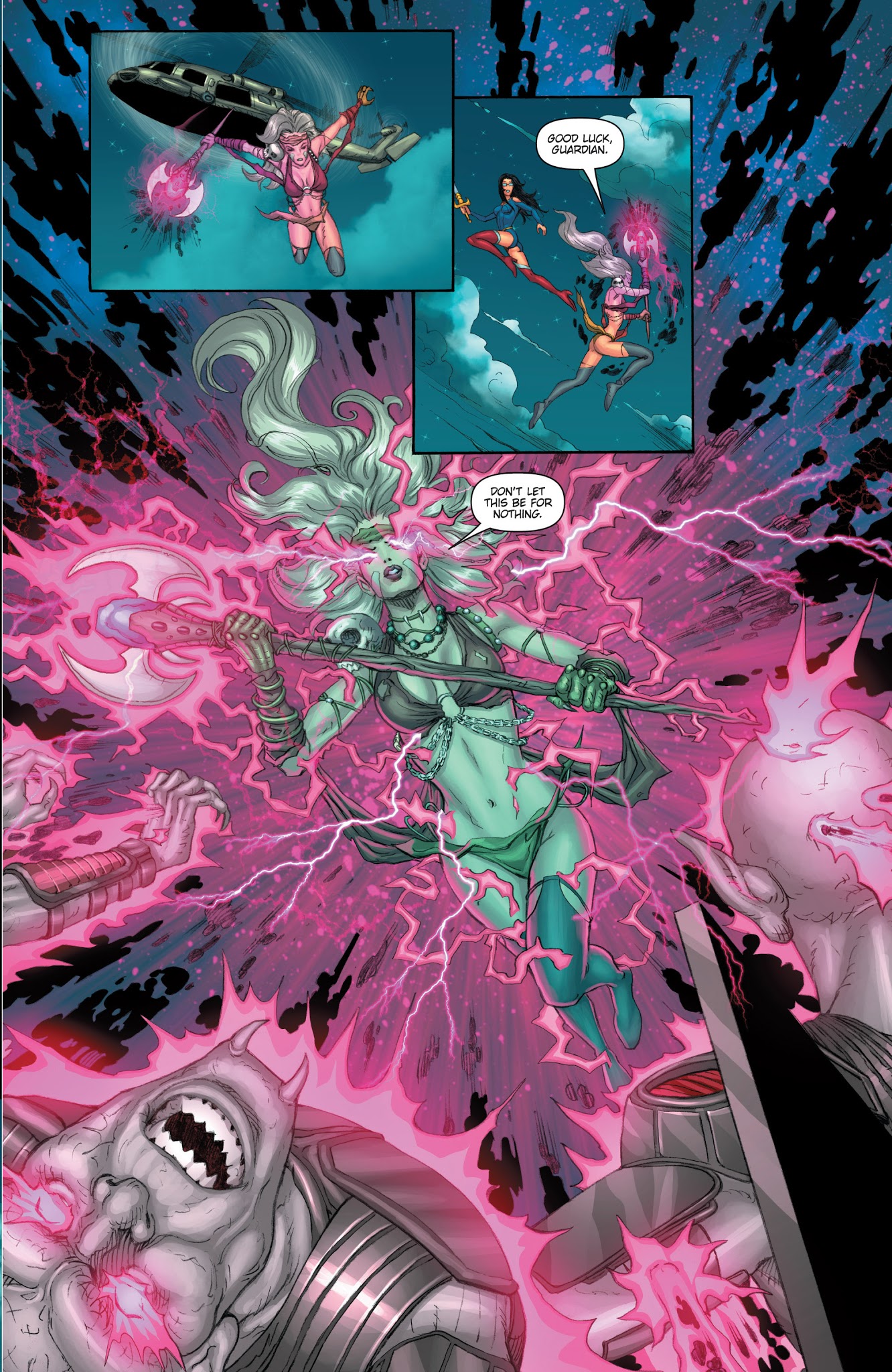 Read online Grimm Fairy Tales presents Realm War Age of Darkness comic -  Issue #5 - 6