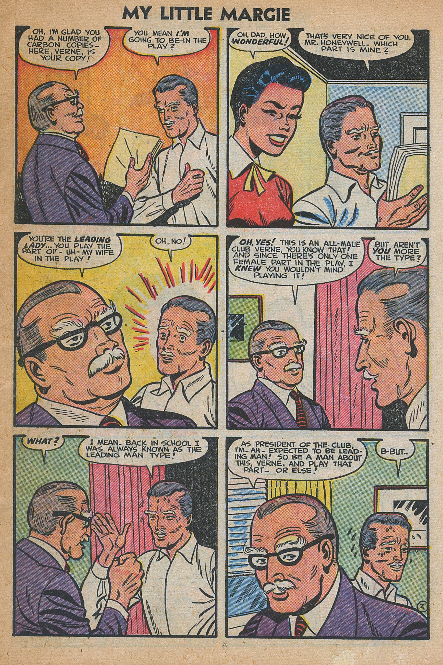 Read online My Little Margie (1954) comic -  Issue #1 - 11
