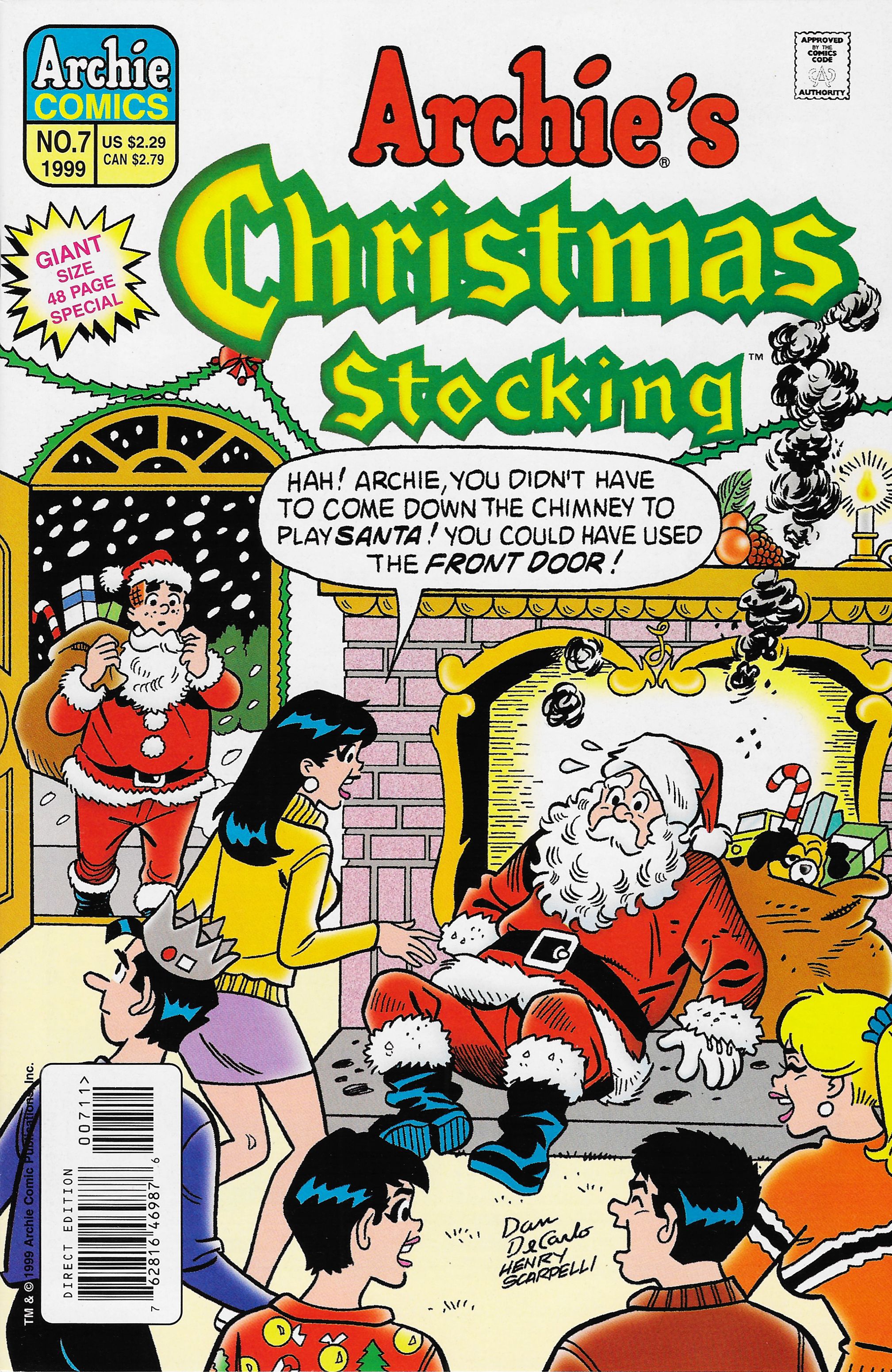 Read online Archie's Christmas Stocking comic -  Issue #7 - 1