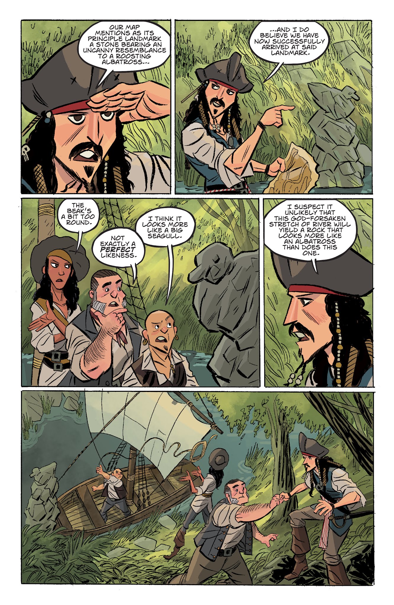 Read online Disney Pirates of the Caribbean comic -  Issue #4 - 4