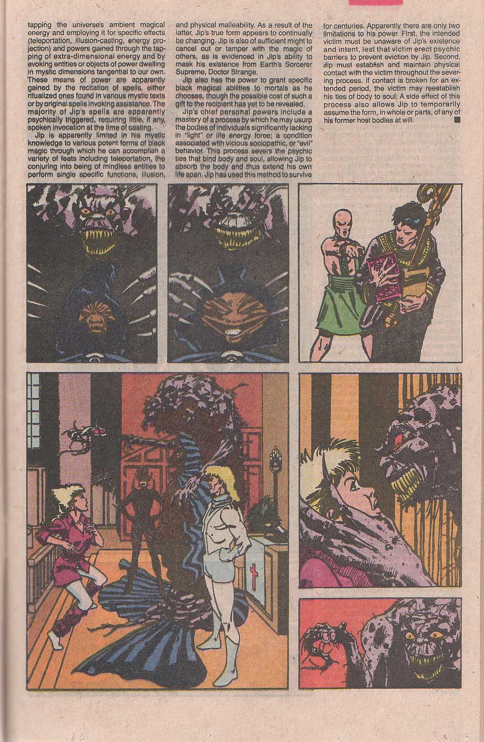 Read online The Official Handbook of the Marvel Universe: Update '89 comic -  Issue #8 - 17