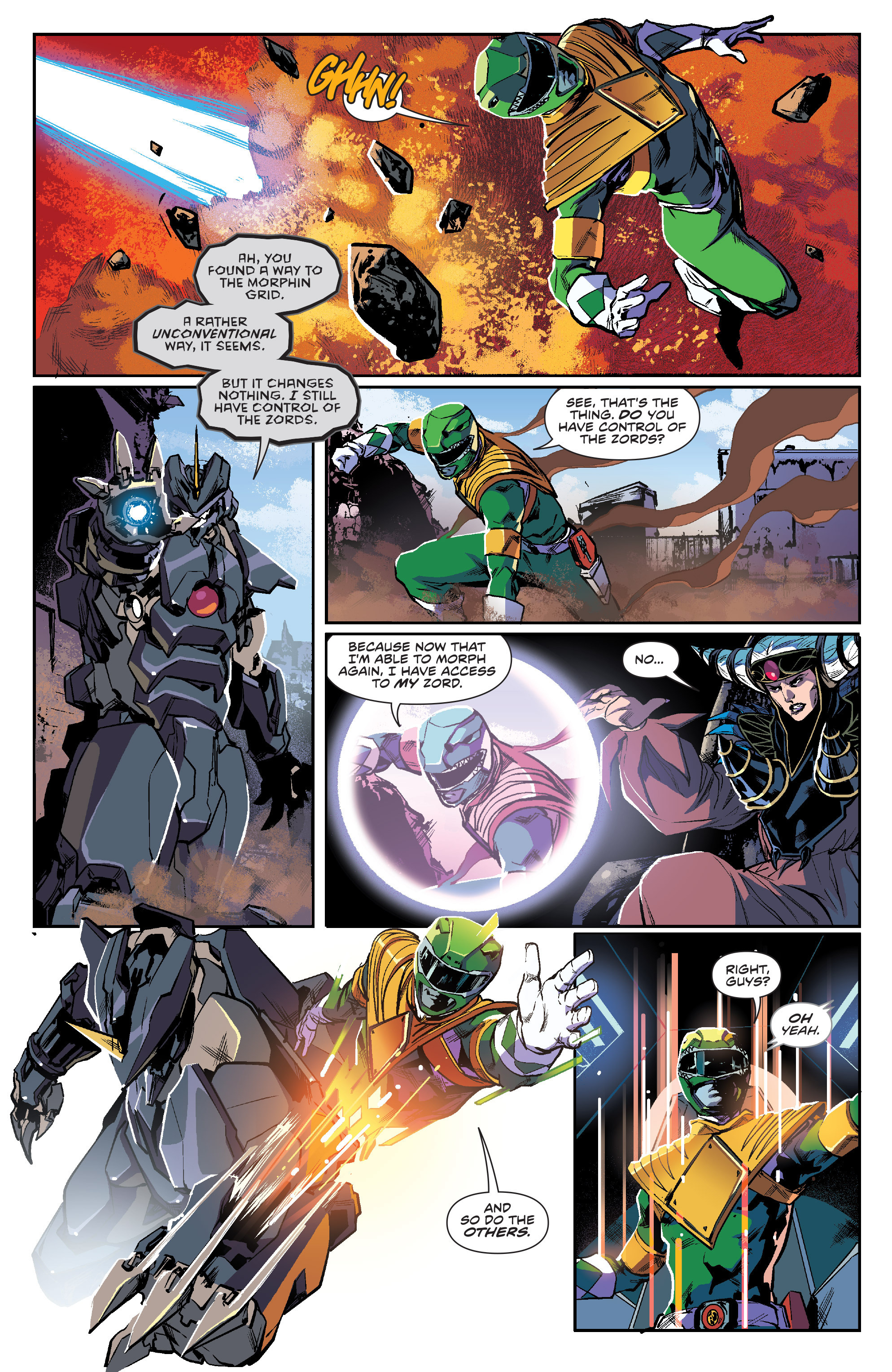 Read online Mighty Morphin Power Rangers comic -  Issue #9 - 6