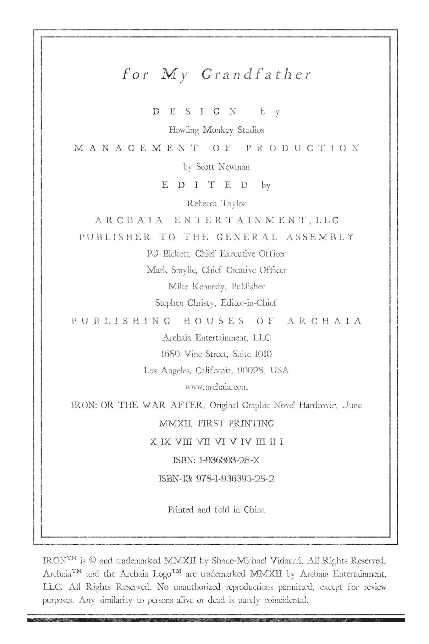 Read online Iron: Or The War After comic -  Issue # TPB (Part 1) - 4