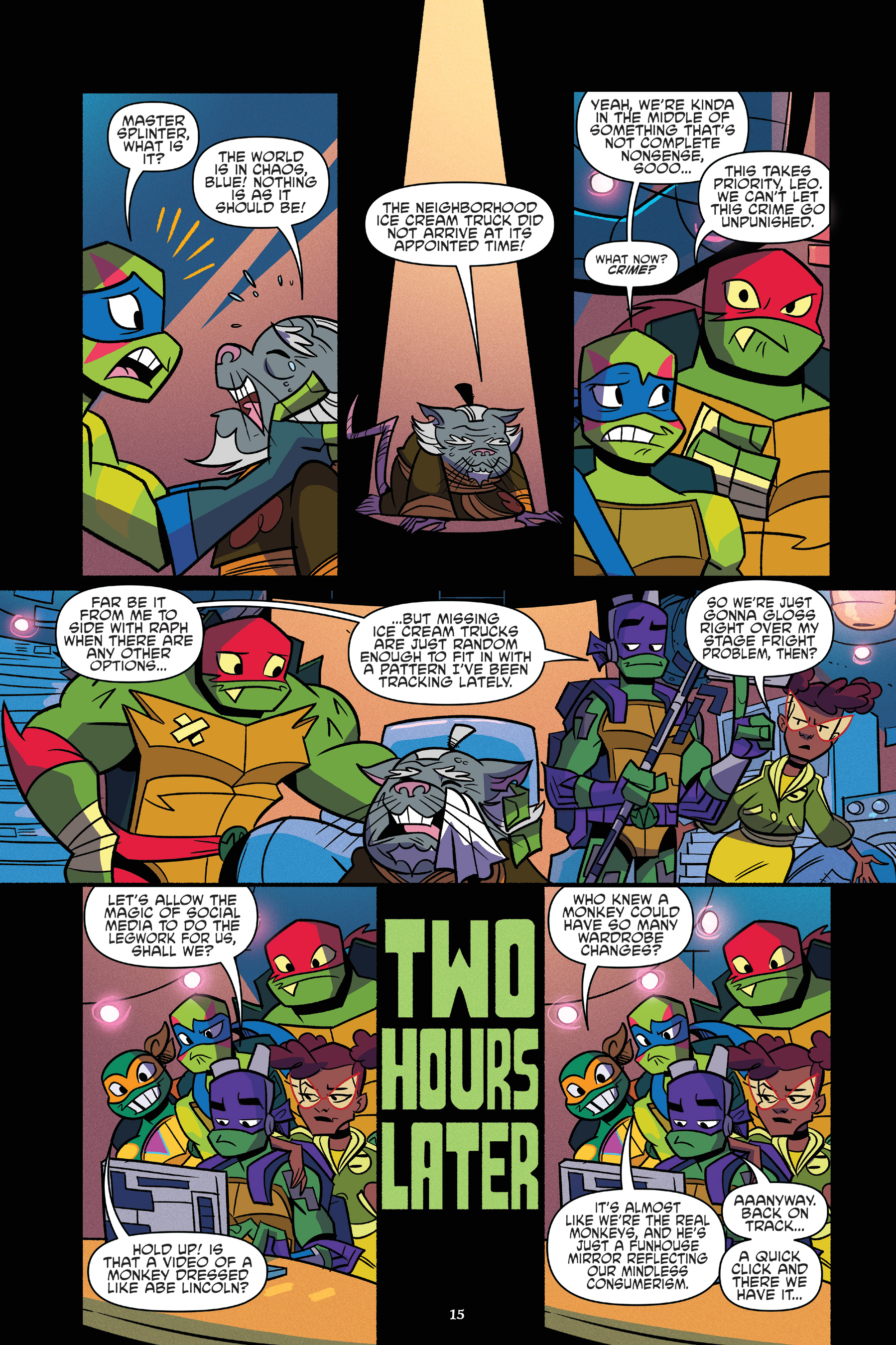Read online Rise of the Teenage Mutant Ninja Turtles: Sound Off! comic -  Issue # _TPB - 16