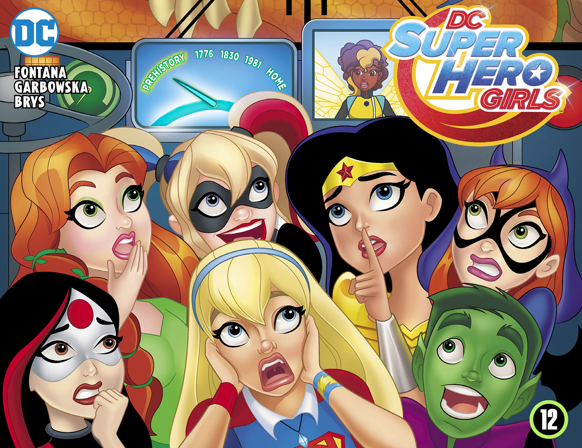 Read online DC Super Hero Girls: Past Times at Super Hero High comic -  Issue #12 - 1