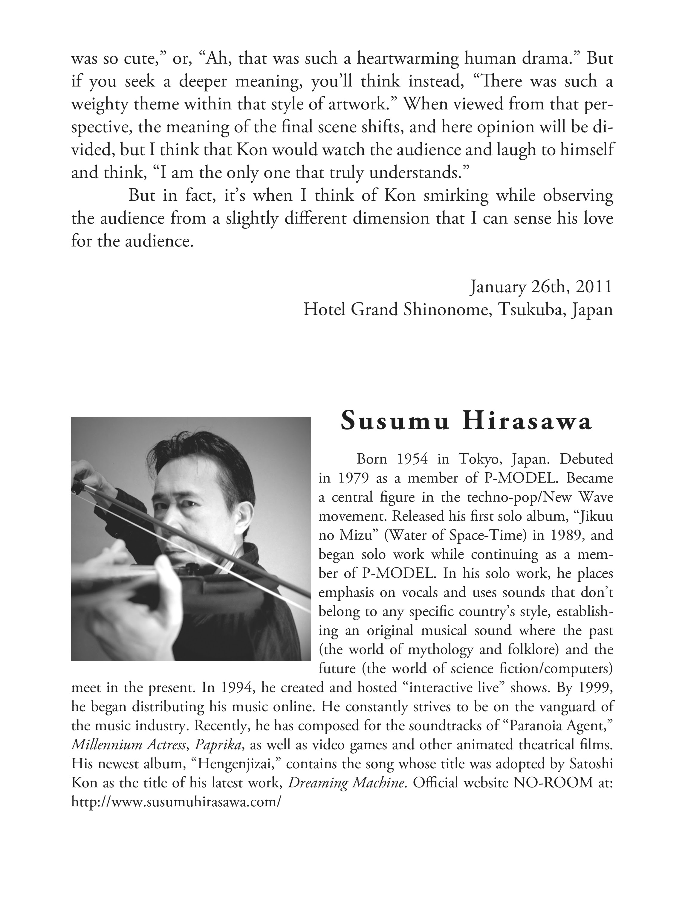 Read online Dream Fossil: The Complete Stories of Satoshi Kon comic -  Issue # TPB (Part 4) - 121