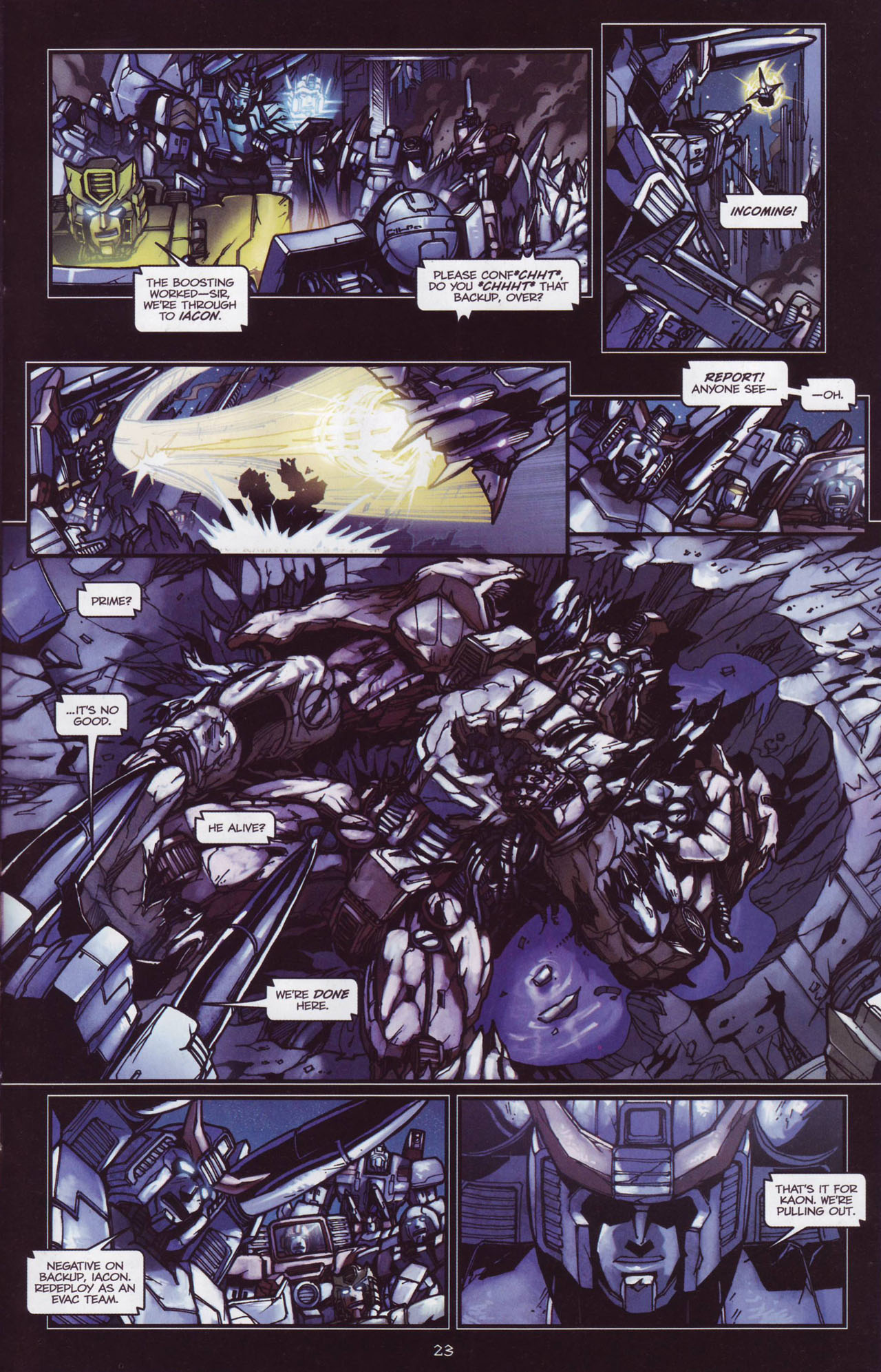 Read online The Transformers Megatron Origin comic -  Issue #4 - 26