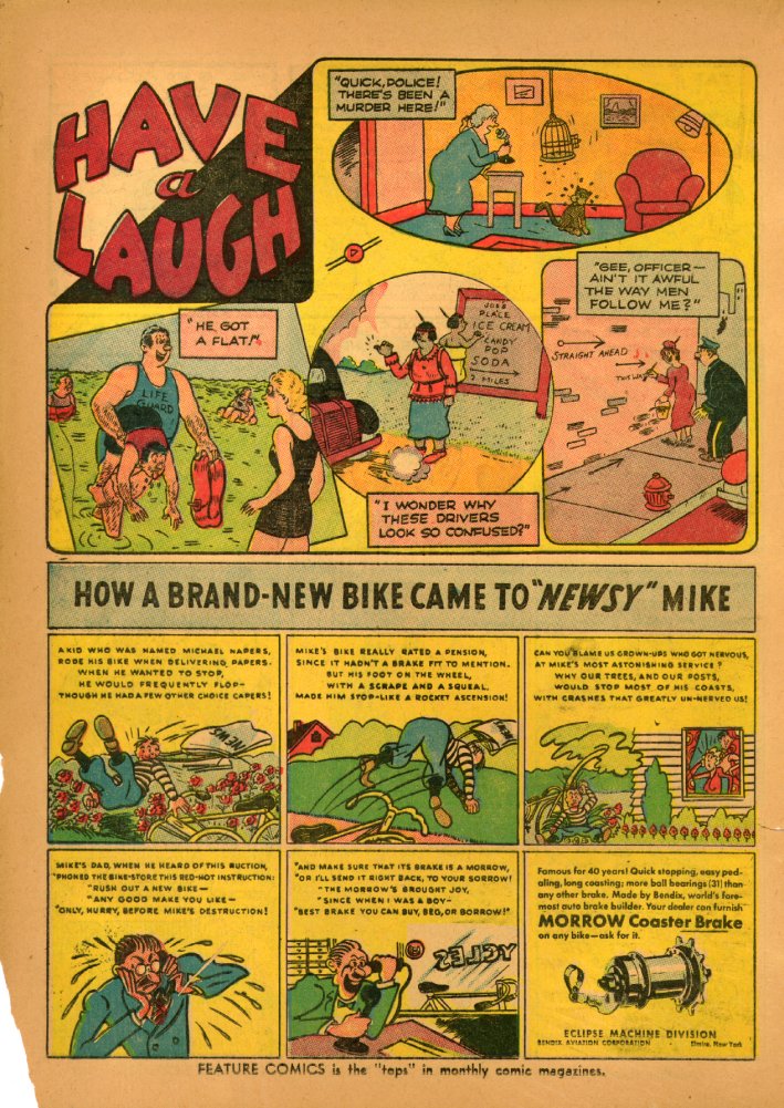 Read online Feature Comics comic -  Issue #37 - 40