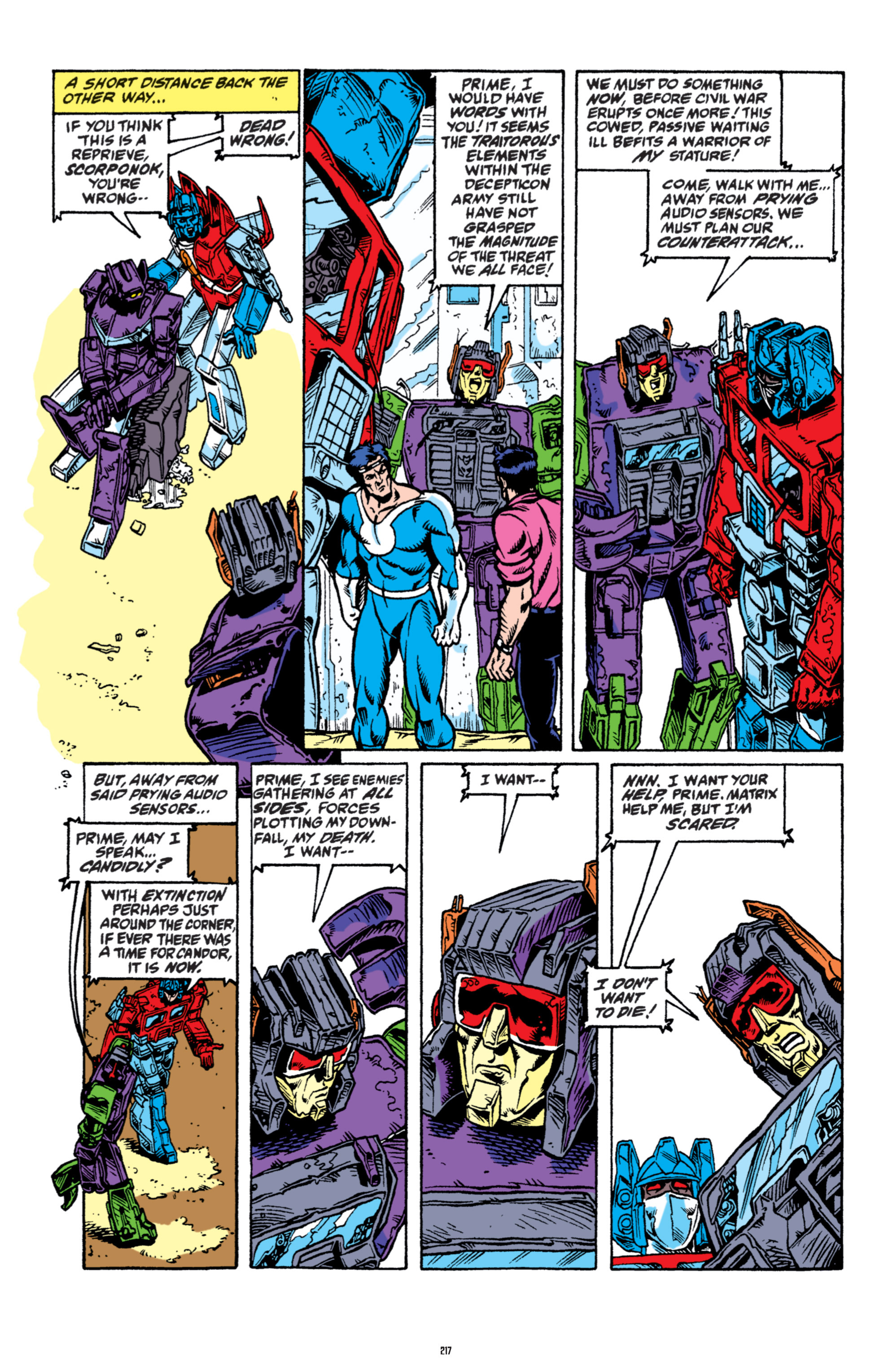 Read online The Transformers Classics comic -  Issue # TPB 6 - 215