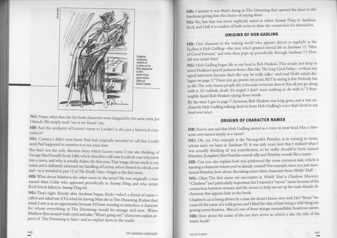 Read online The Sandman Companion comic -  Issue # TPB - 138
