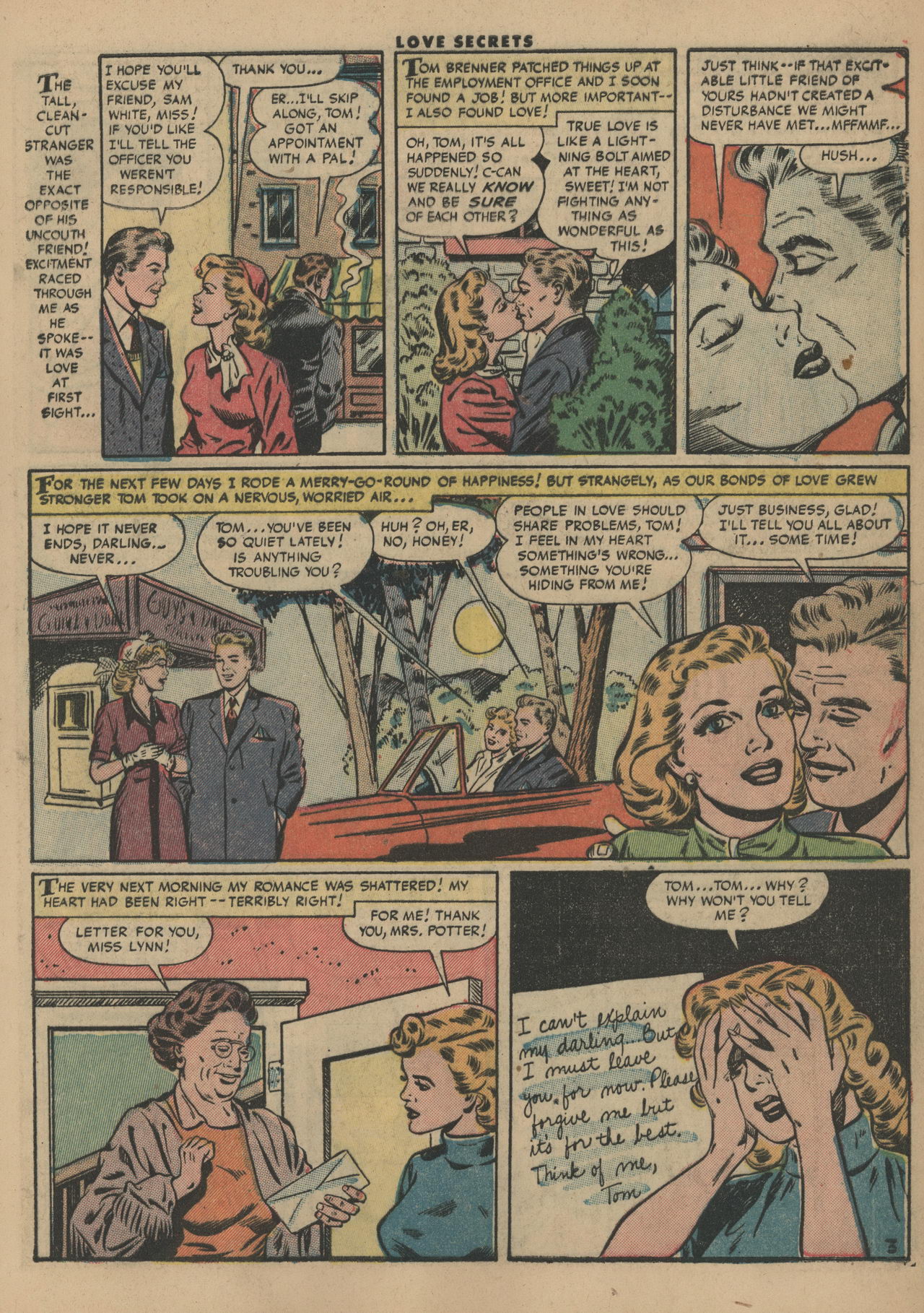 Read online Love Secrets (1953) comic -  Issue #32 - 5