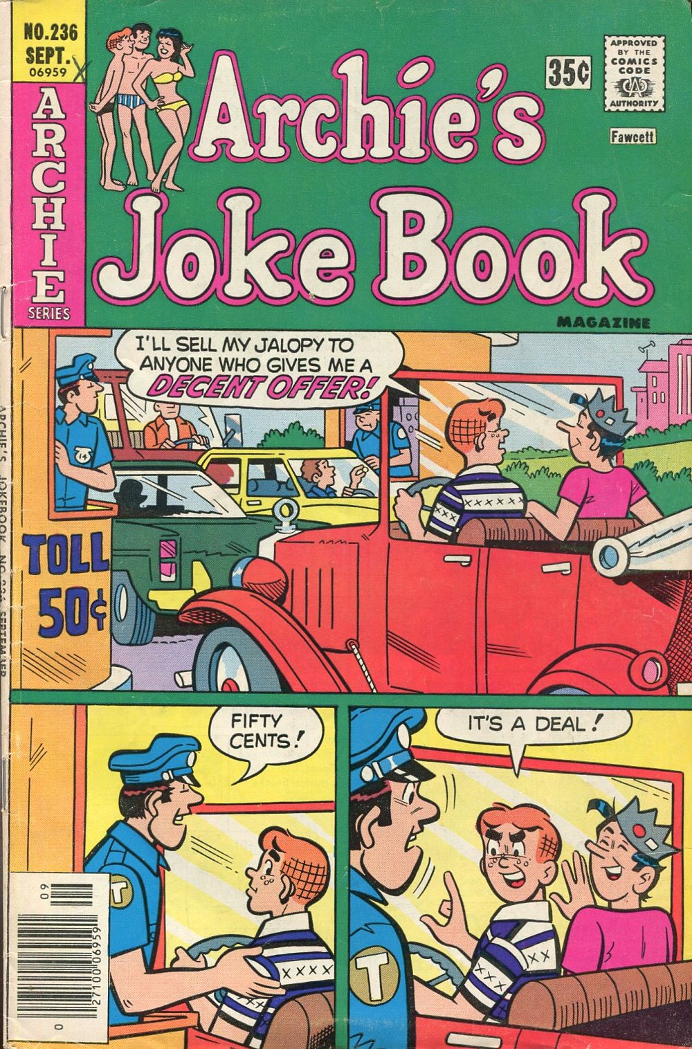 Read online Archie's Joke Book Magazine comic -  Issue #236 - 1