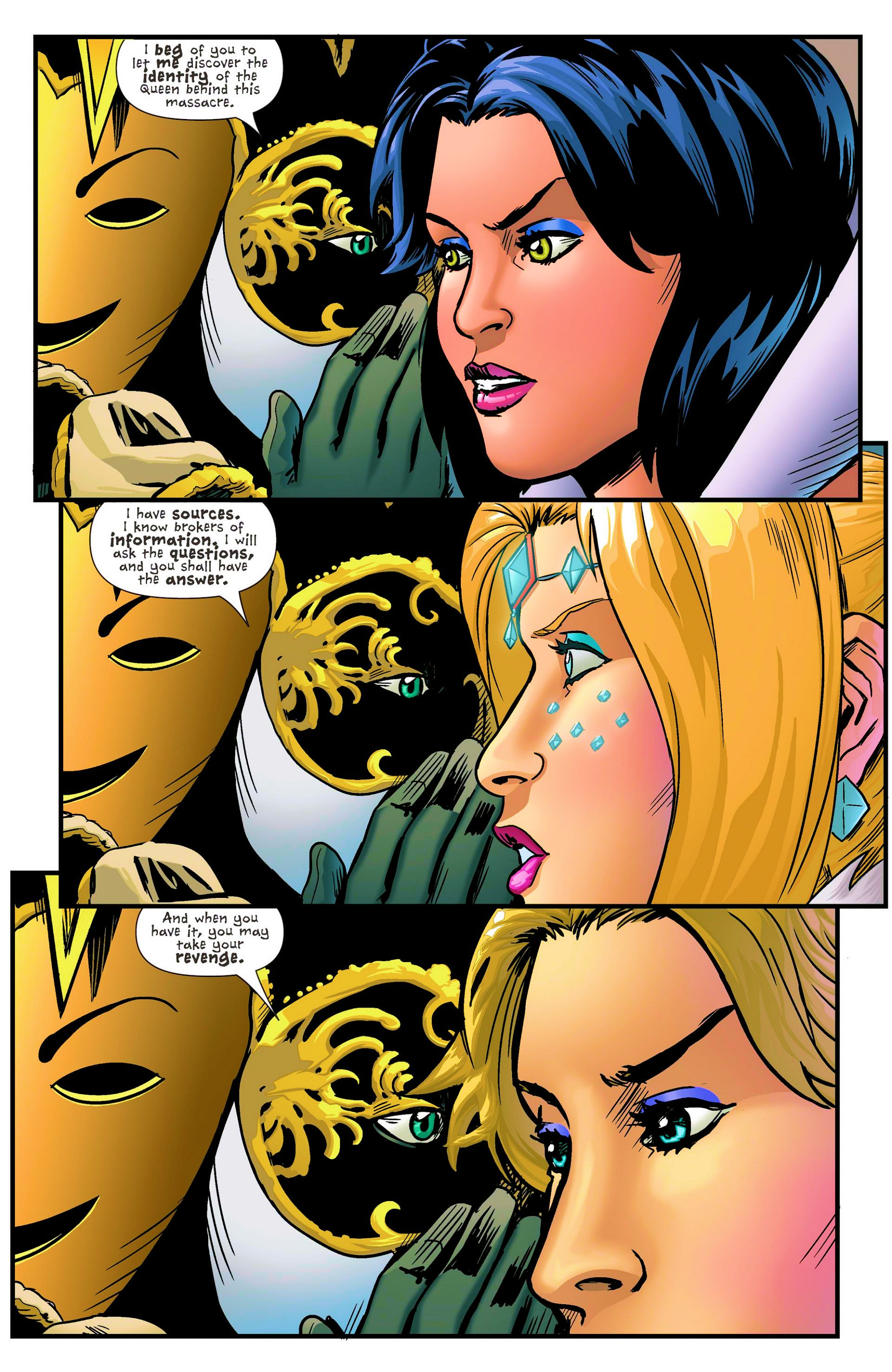 Read online Grimm Fairy Tales presents Wonderland: Clash of Queens comic -  Issue #3 - 12