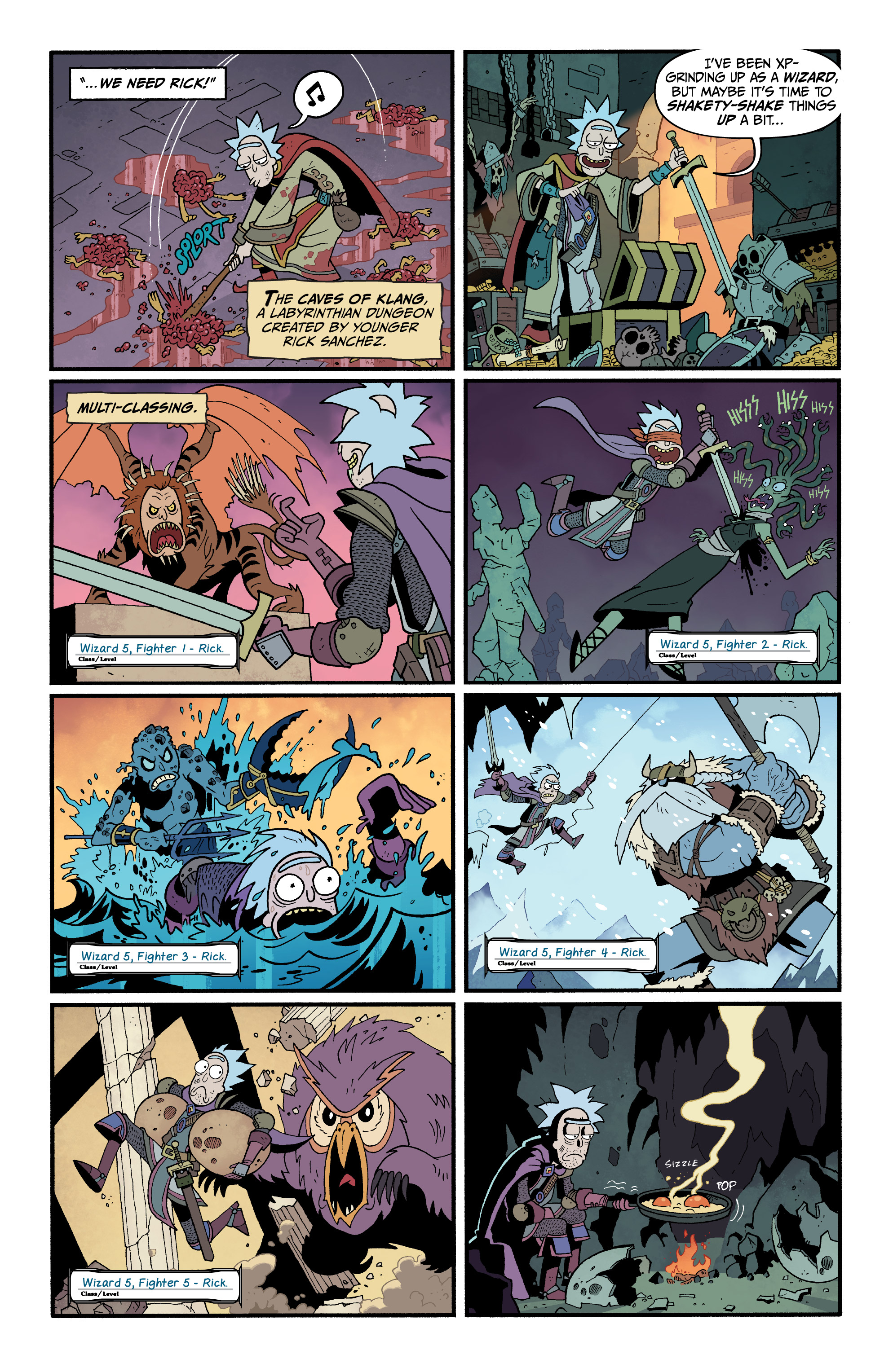 Read online Rick and Morty vs. Dungeons & Dragons II: Painscape comic -  Issue #4 - 6