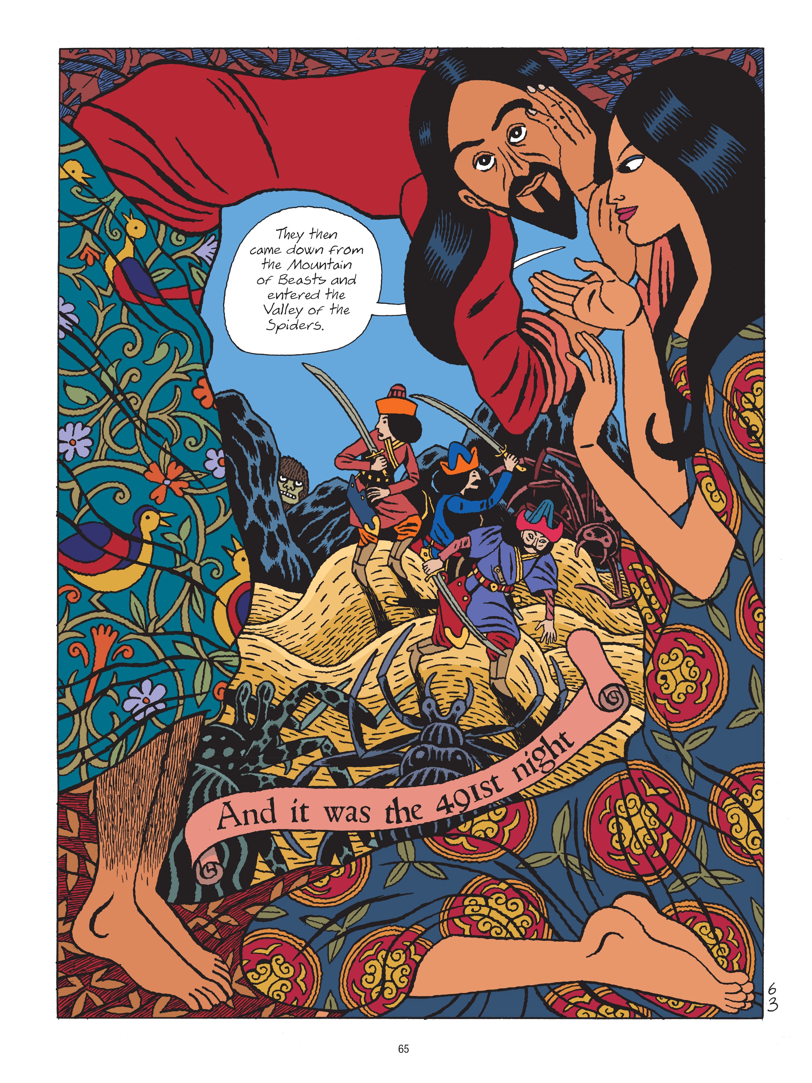 Read online A Tale of a Thousand and One Nights: HASIB & the Queen of Serpents comic -  Issue # TPB - 65