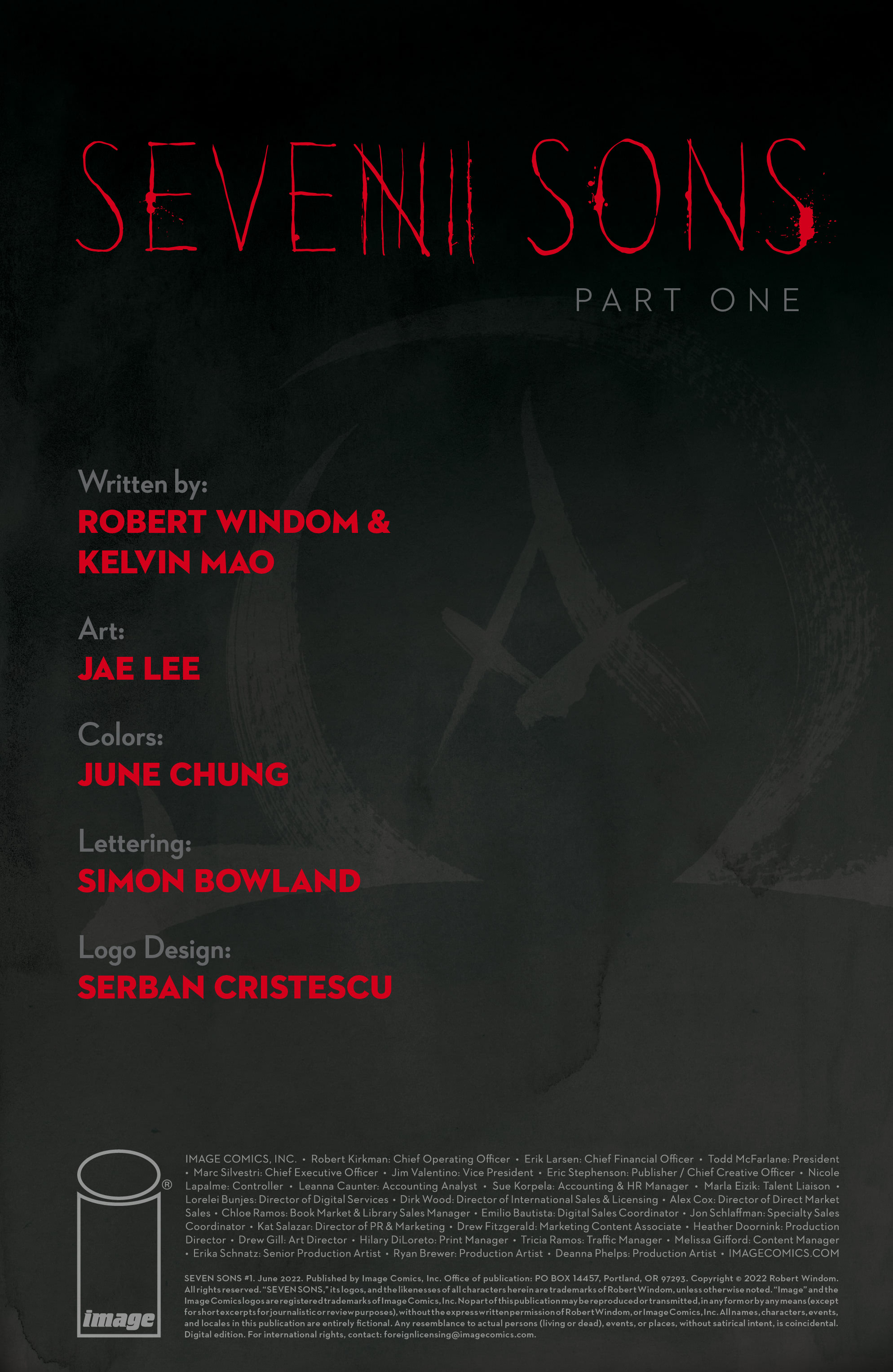 Read online Seven Sons comic -  Issue #1 - 2
