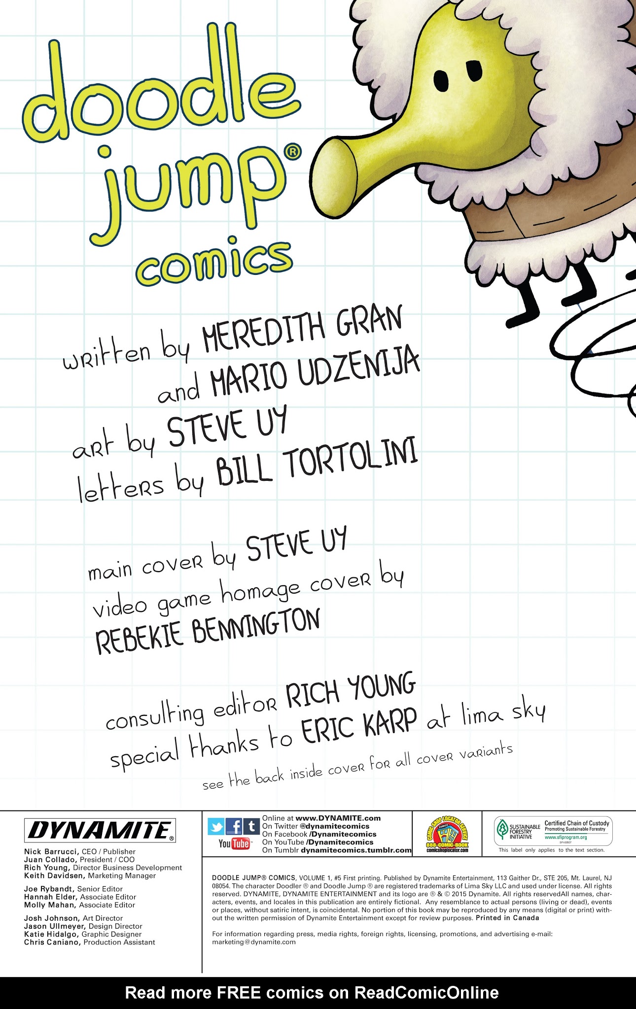 Read online Doodle Jump Comics comic -  Issue #5 - 2