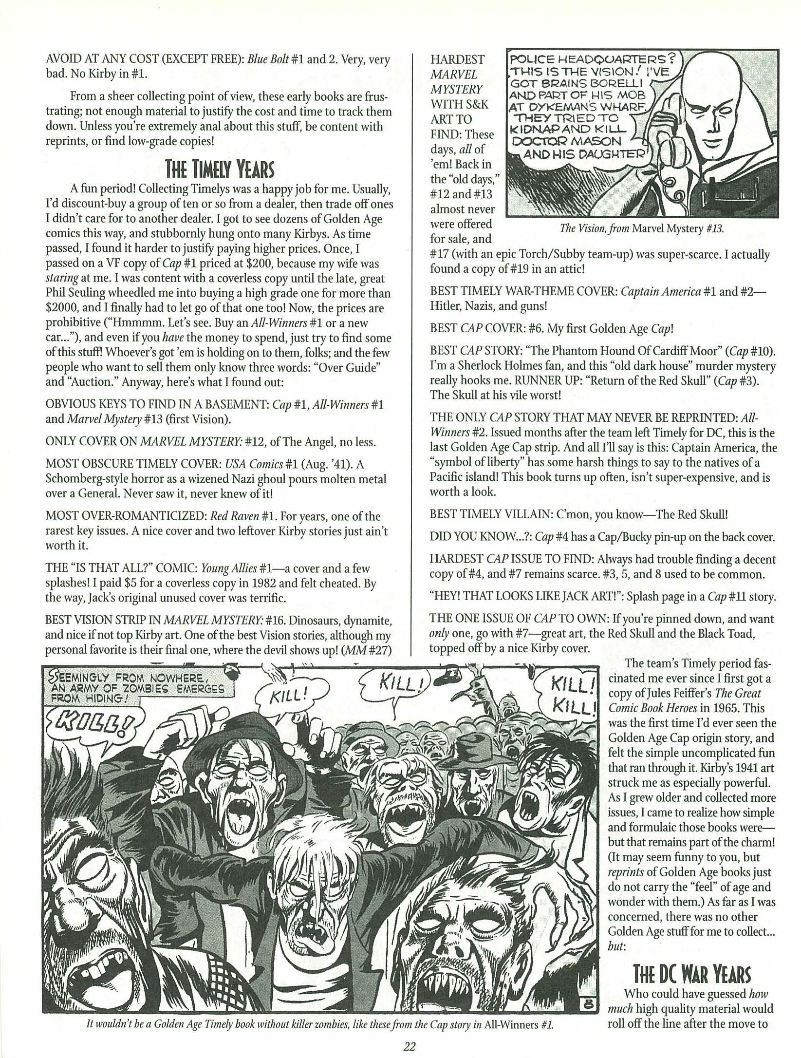 Read online The Jack Kirby Collector comic -  Issue #25 - 22