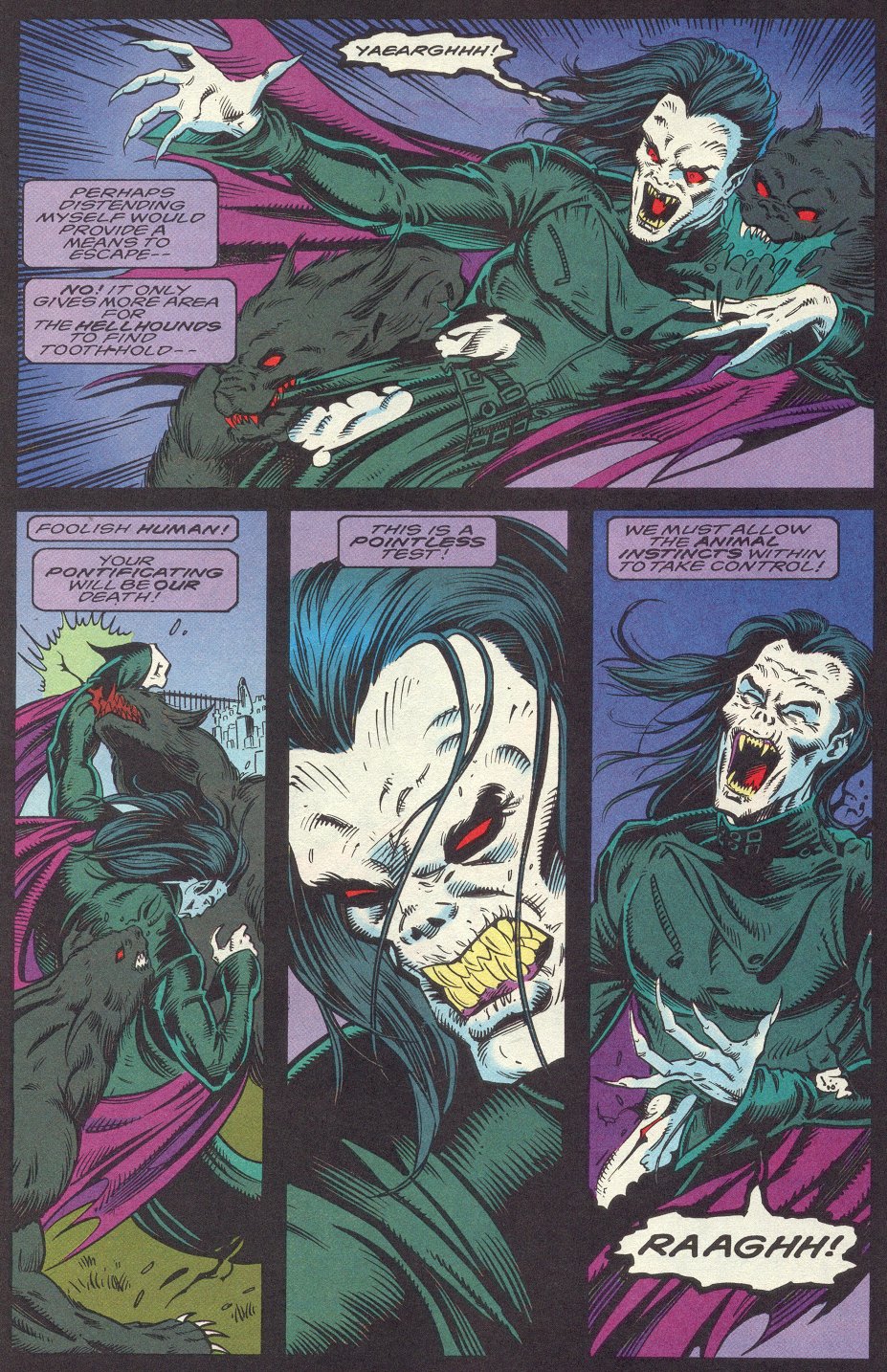 Read online Morbius: The Living Vampire (1992) comic -  Issue #13 - 16