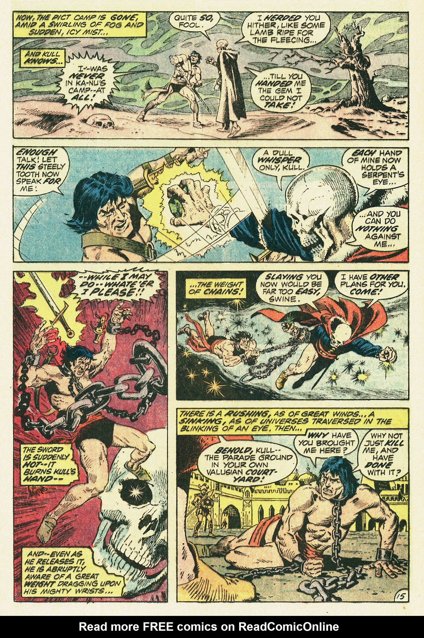 Read online Kull, the Conqueror (1971) comic -  Issue #3 - 16