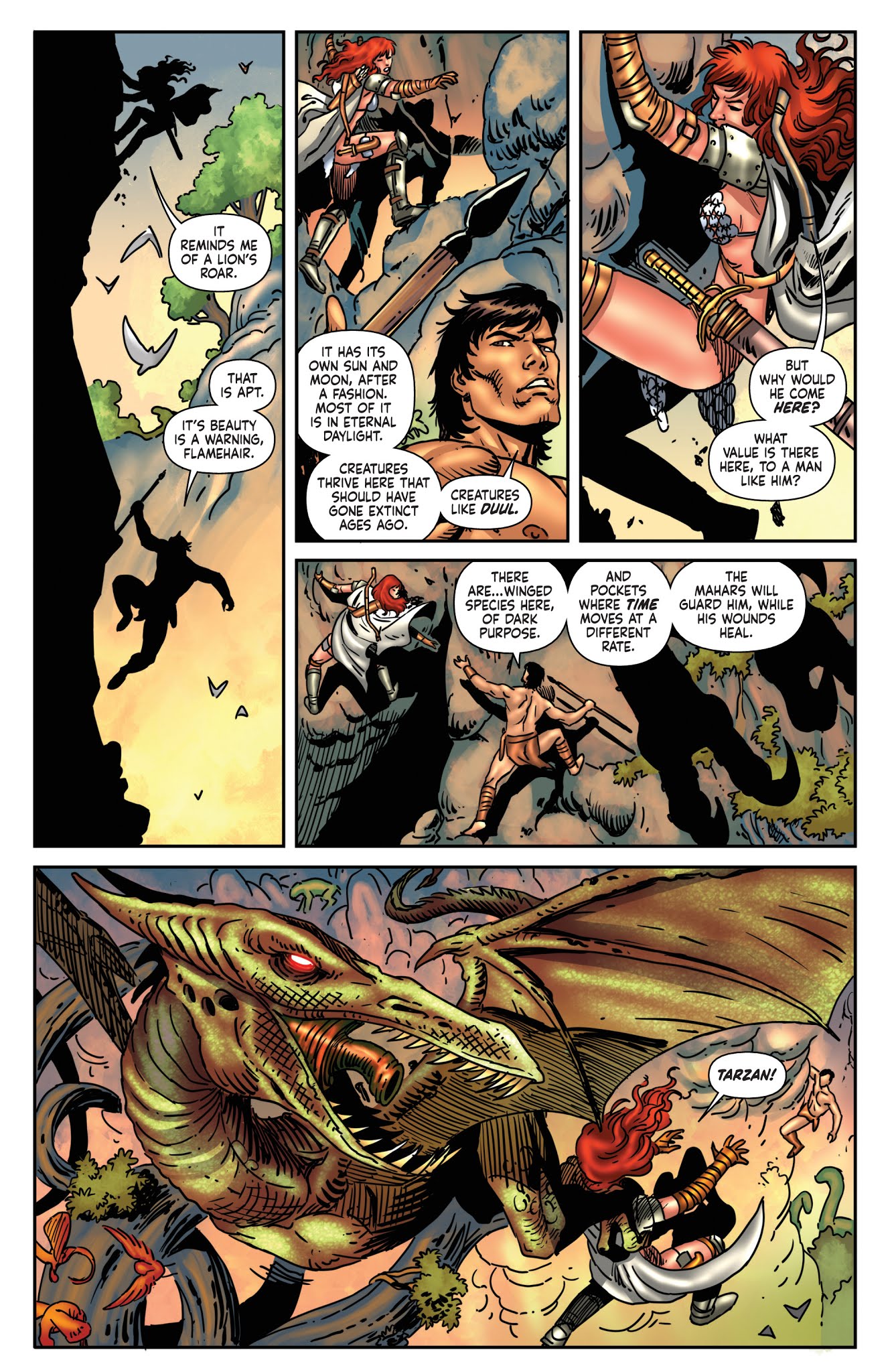 Read online Red Sonja/Tarzan comic -  Issue #5 - 25