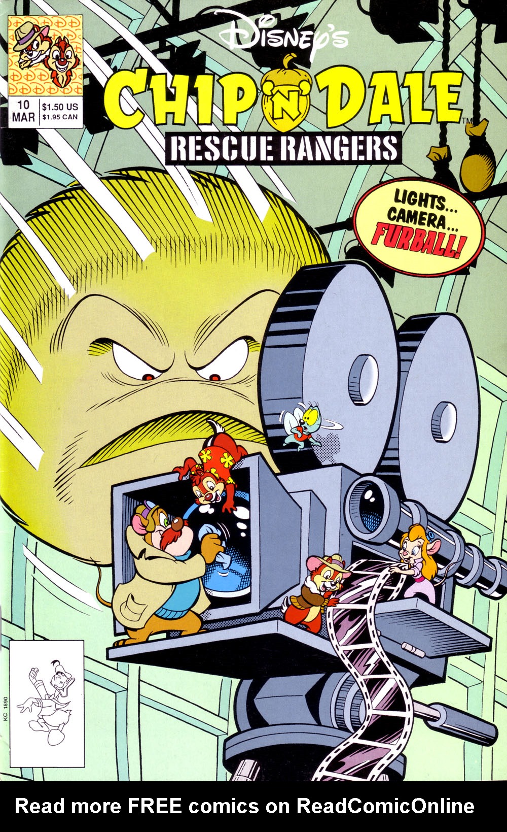 Read online Disney's Chip 'N Dale Rescue Rangers comic -  Issue #10 - 2