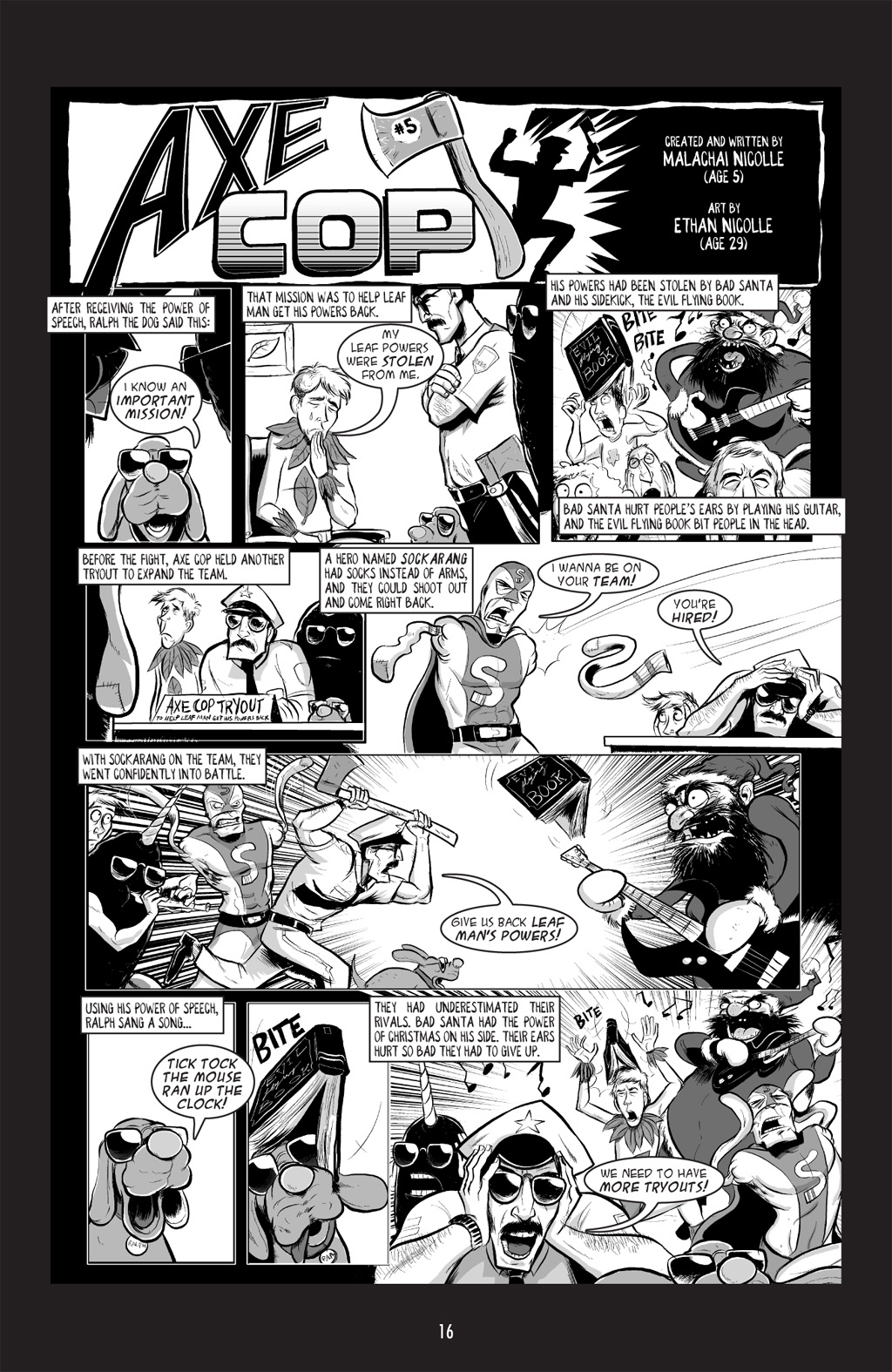 Read online Axe Cop comic -  Issue # TPB 1 - 16