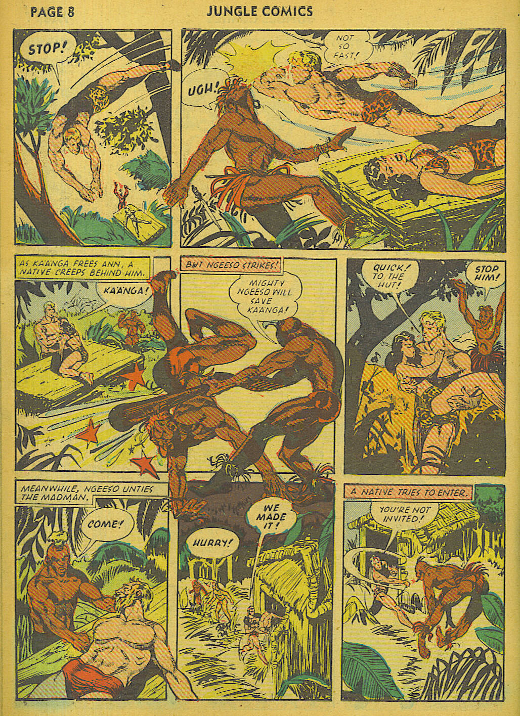 Read online Jungle Comics comic -  Issue #30 - 10
