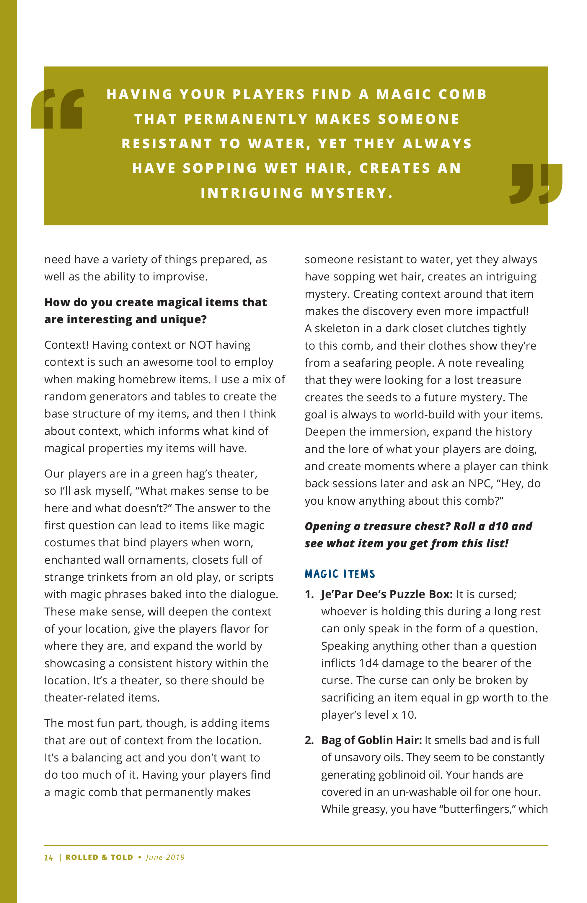 Read online Rolled & Told comic -  Issue #10 - 22