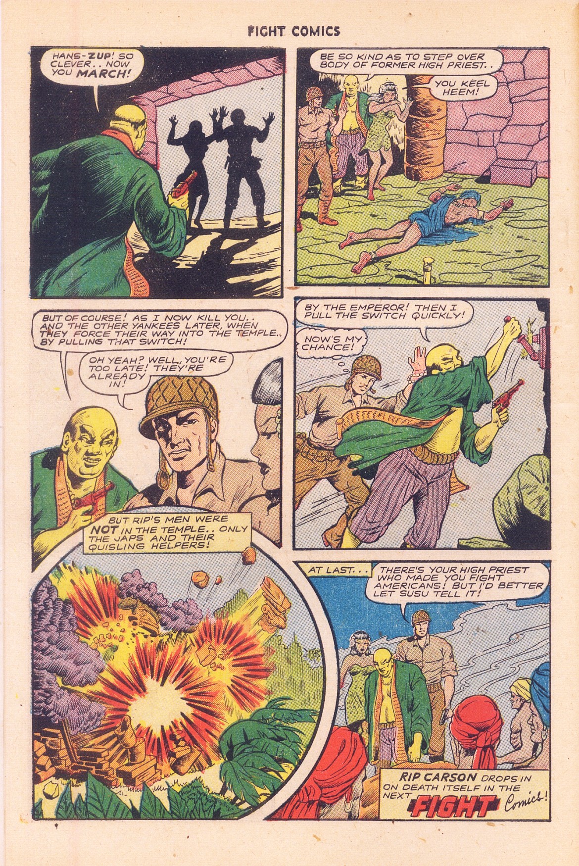 Read online Fight Comics comic -  Issue #38 - 10