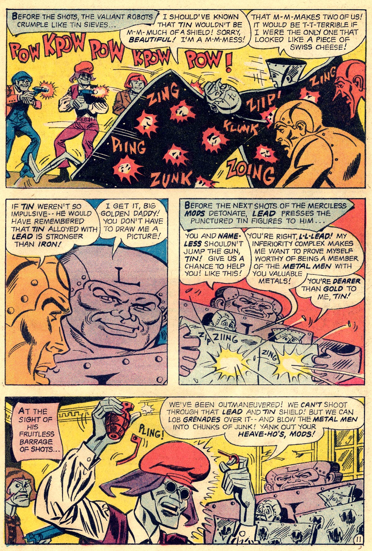 Read online Metal Men (1963) comic -  Issue #26 - 17