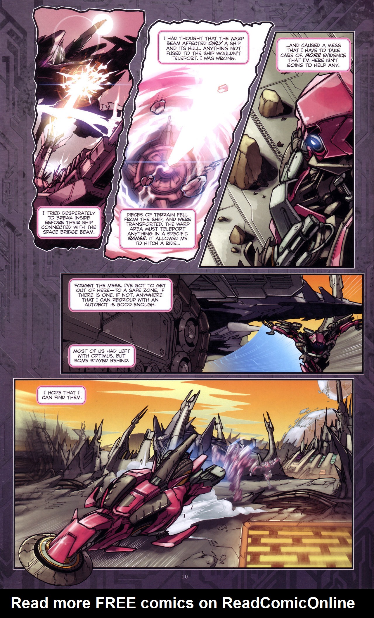 Read online Transformers: The Reign of Starscream comic -  Issue #4 - 12