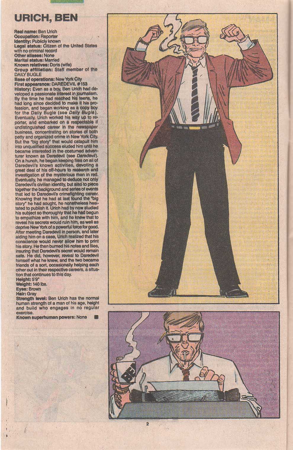Read online The Official Handbook of the Marvel Universe: Update '89 comic -  Issue #8 - 30