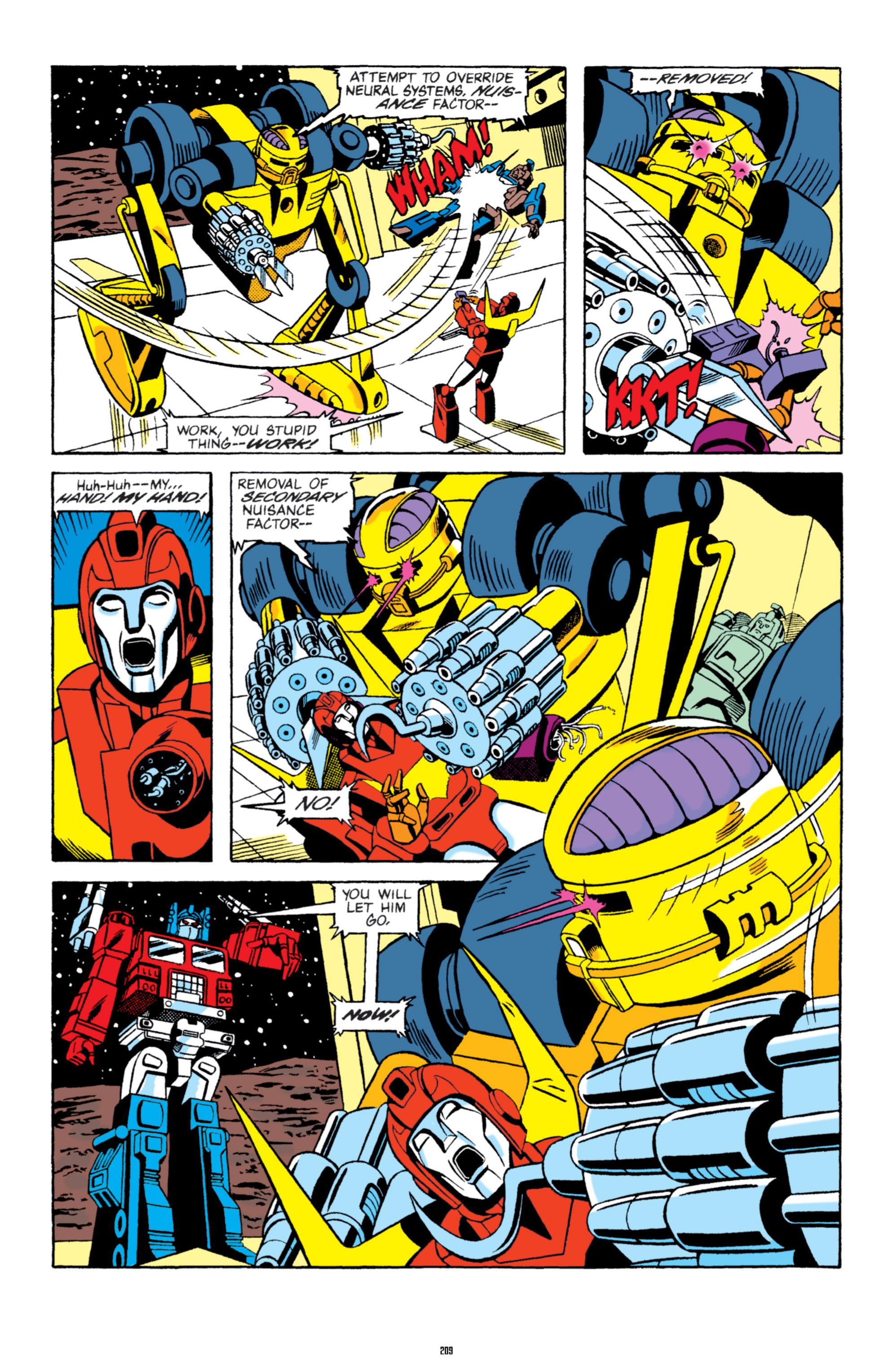 Read online The Transformers Classics comic -  Issue # TPB 5 - 210