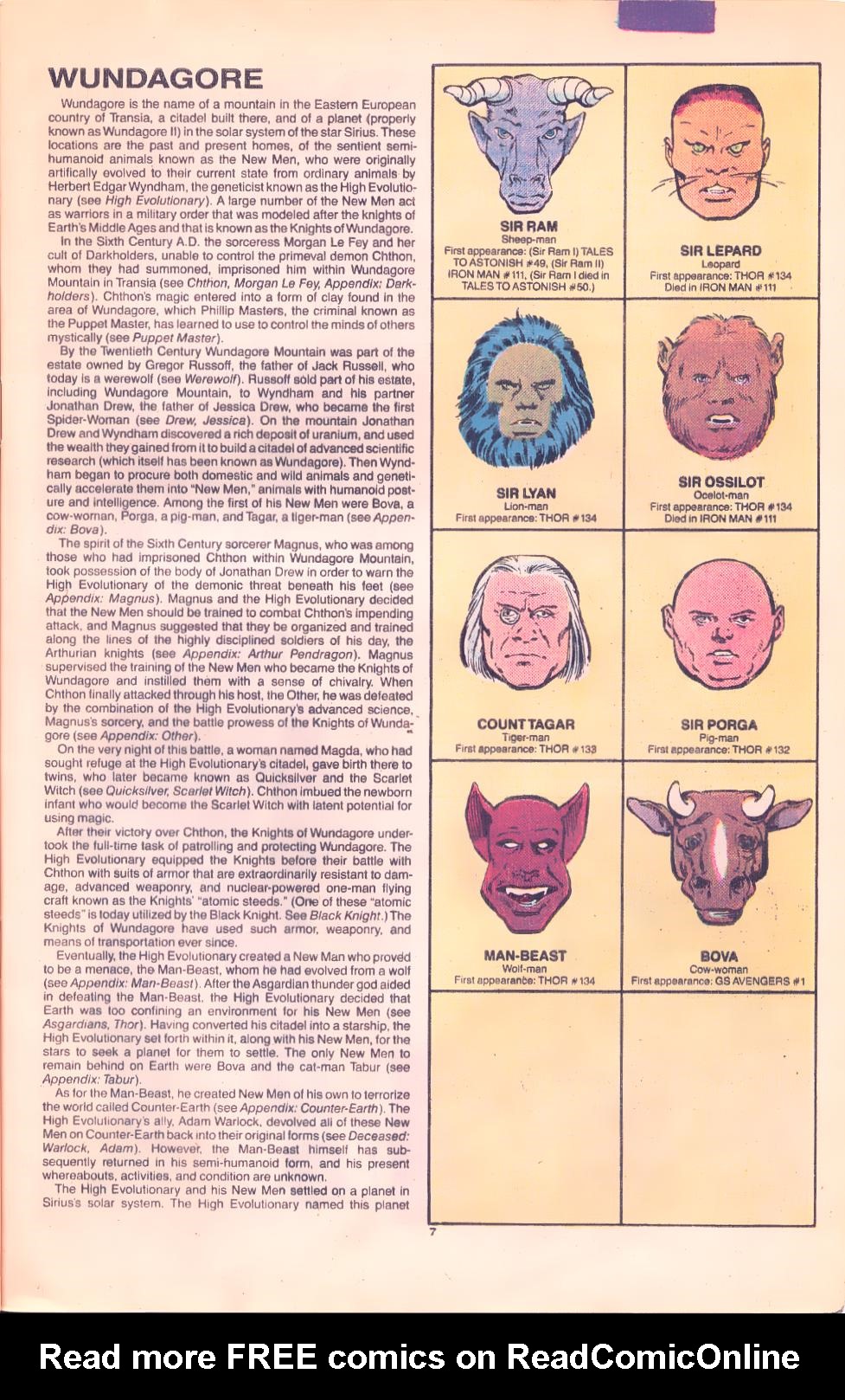 Read online The Official Handbook of the Marvel Universe Deluxe Edition comic -  Issue #15 - 9