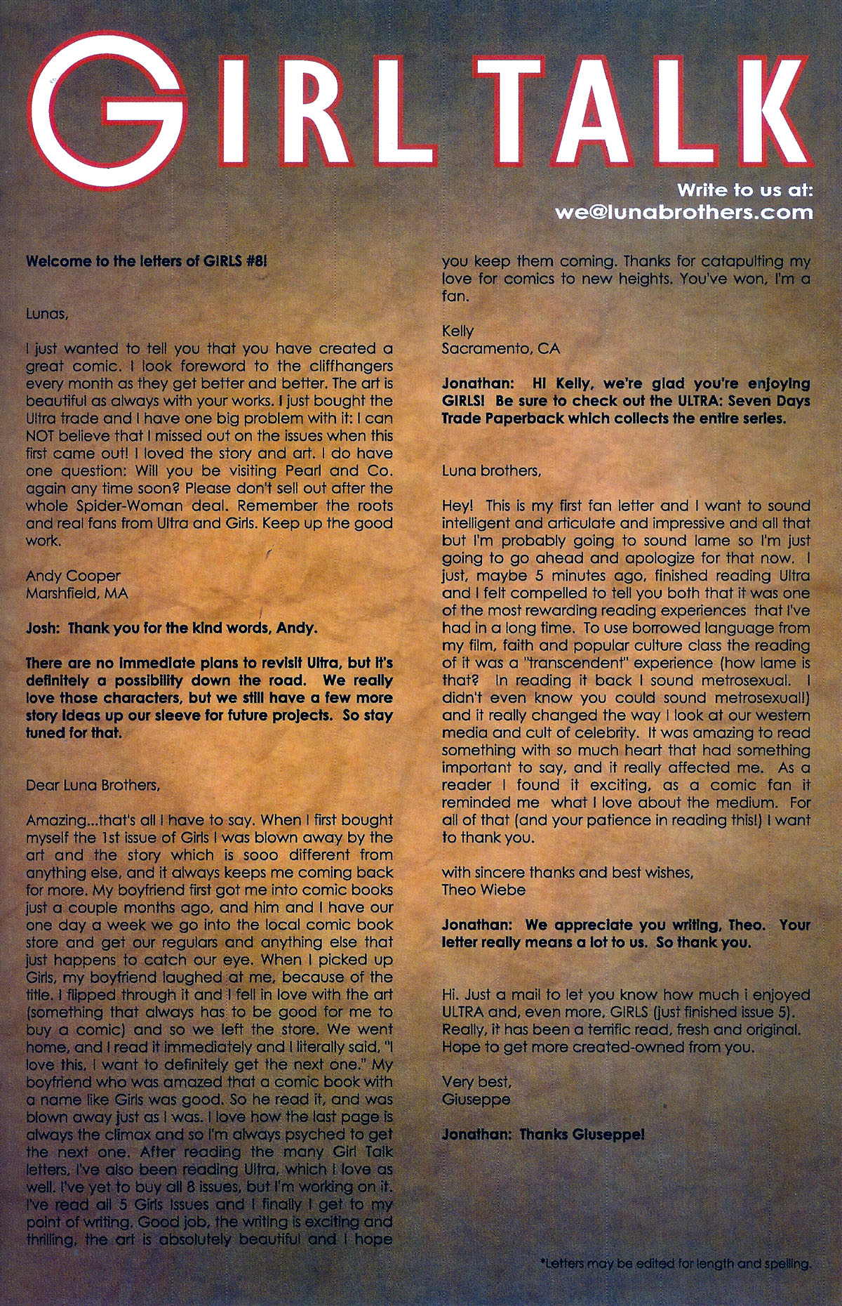 Read online Girls comic -  Issue #8 - 25