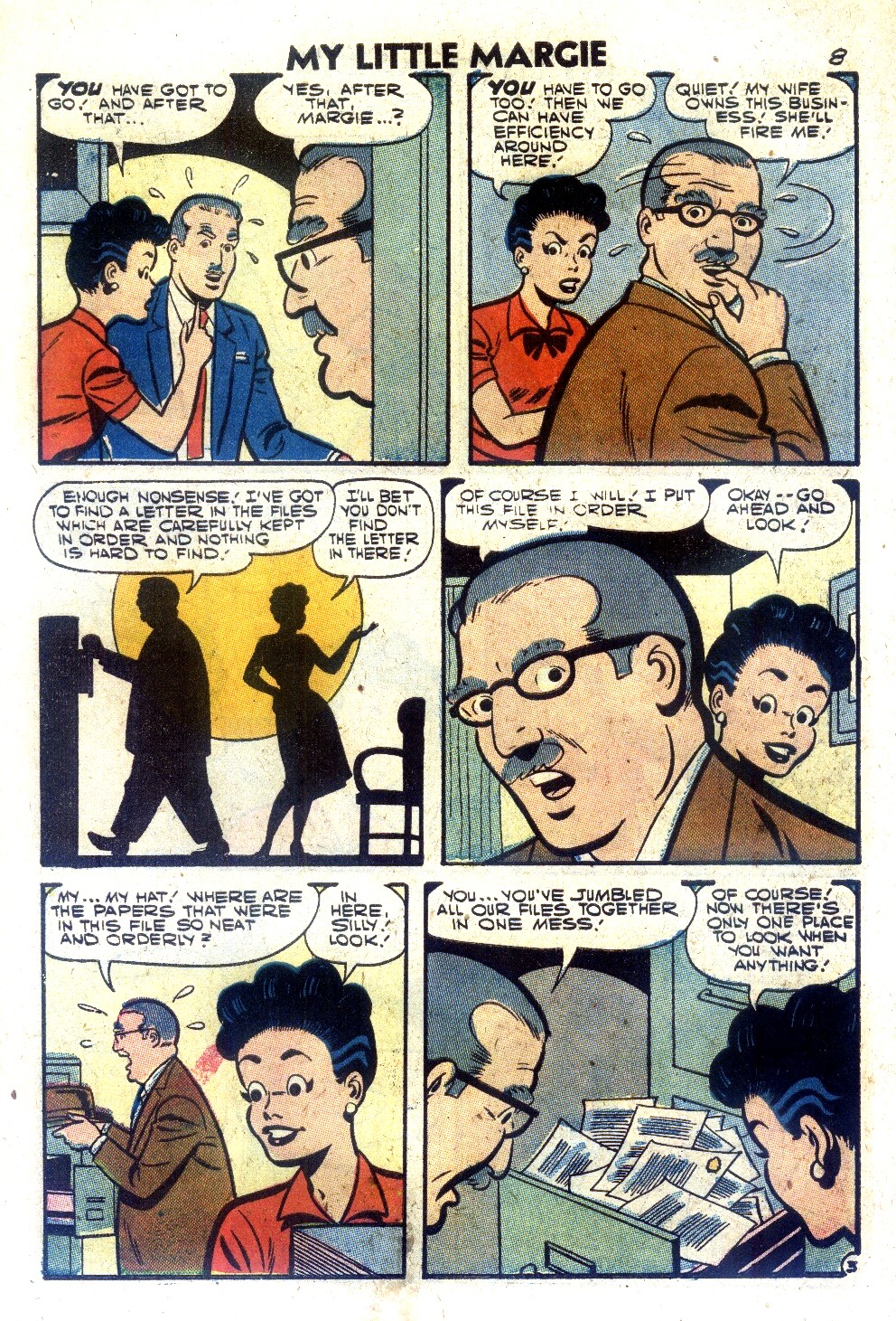 Read online My Little Margie (1954) comic -  Issue #18 - 10