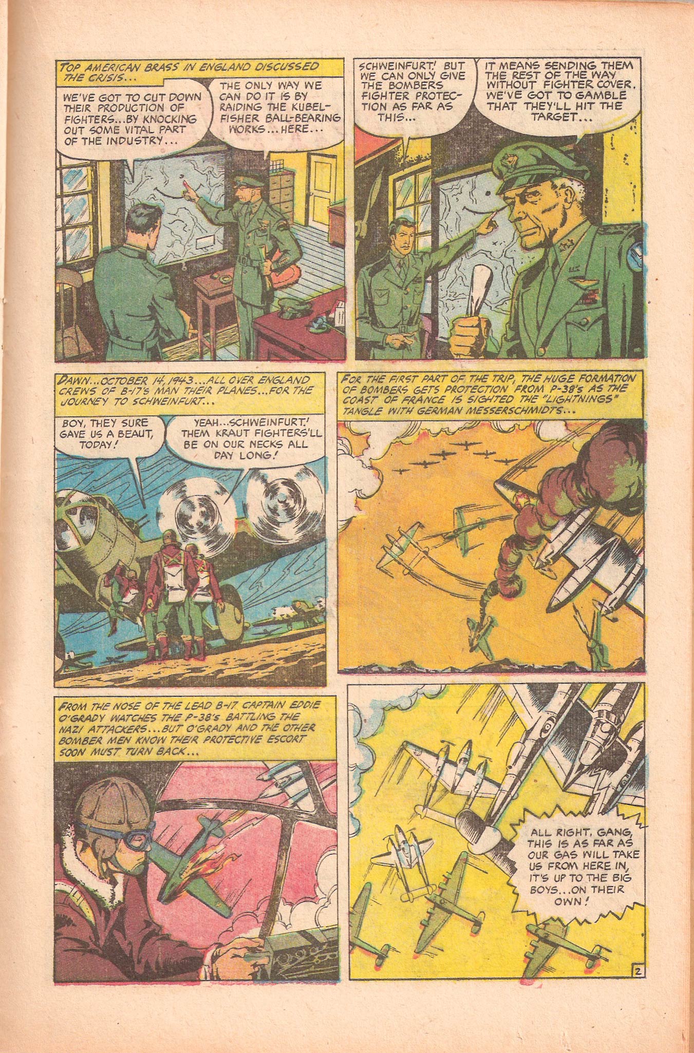 Read online War Birds (1952) comic -  Issue #1 - 21
