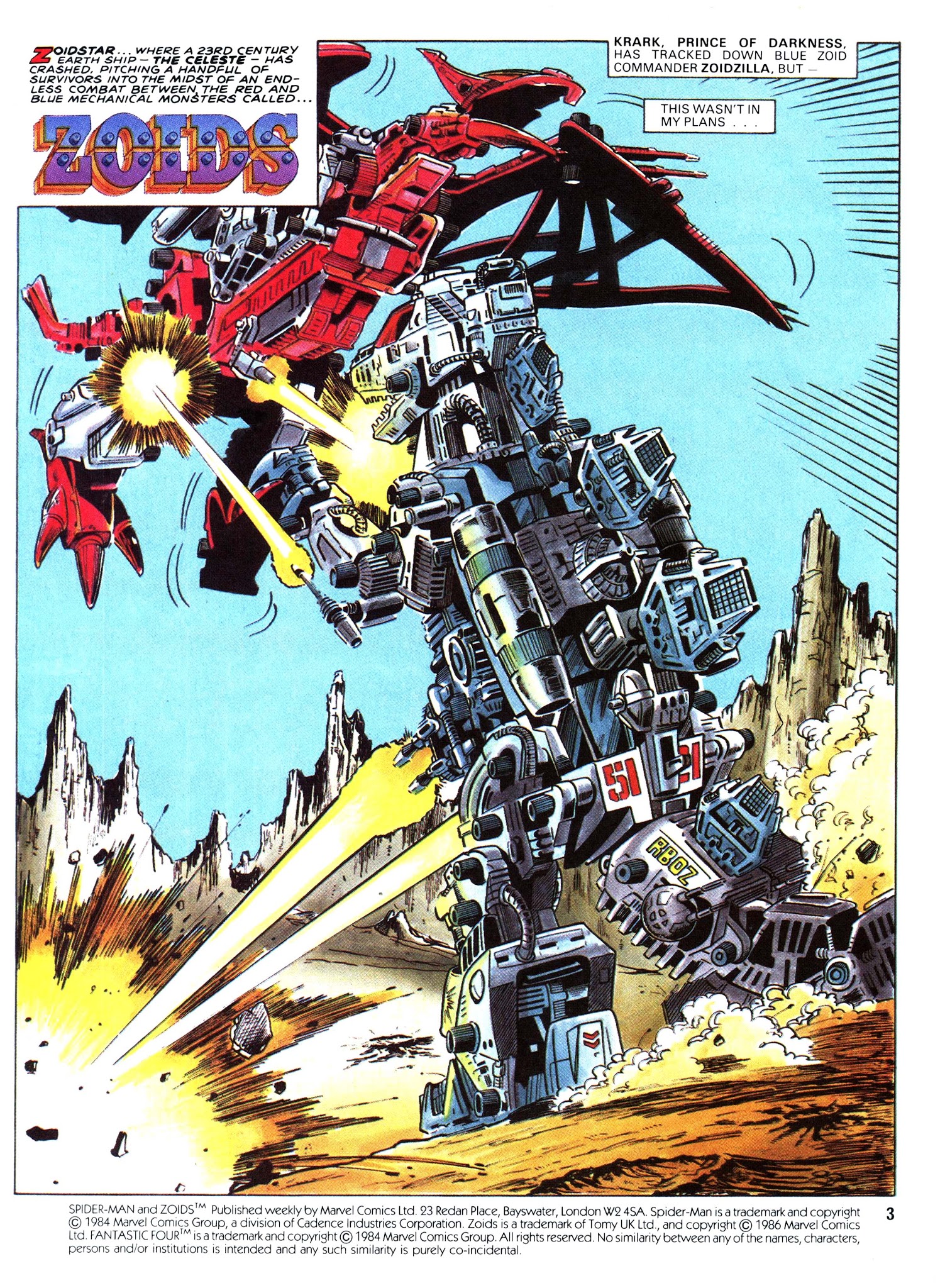 Read online Spider-Man and Zoids comic -  Issue #5 - 3