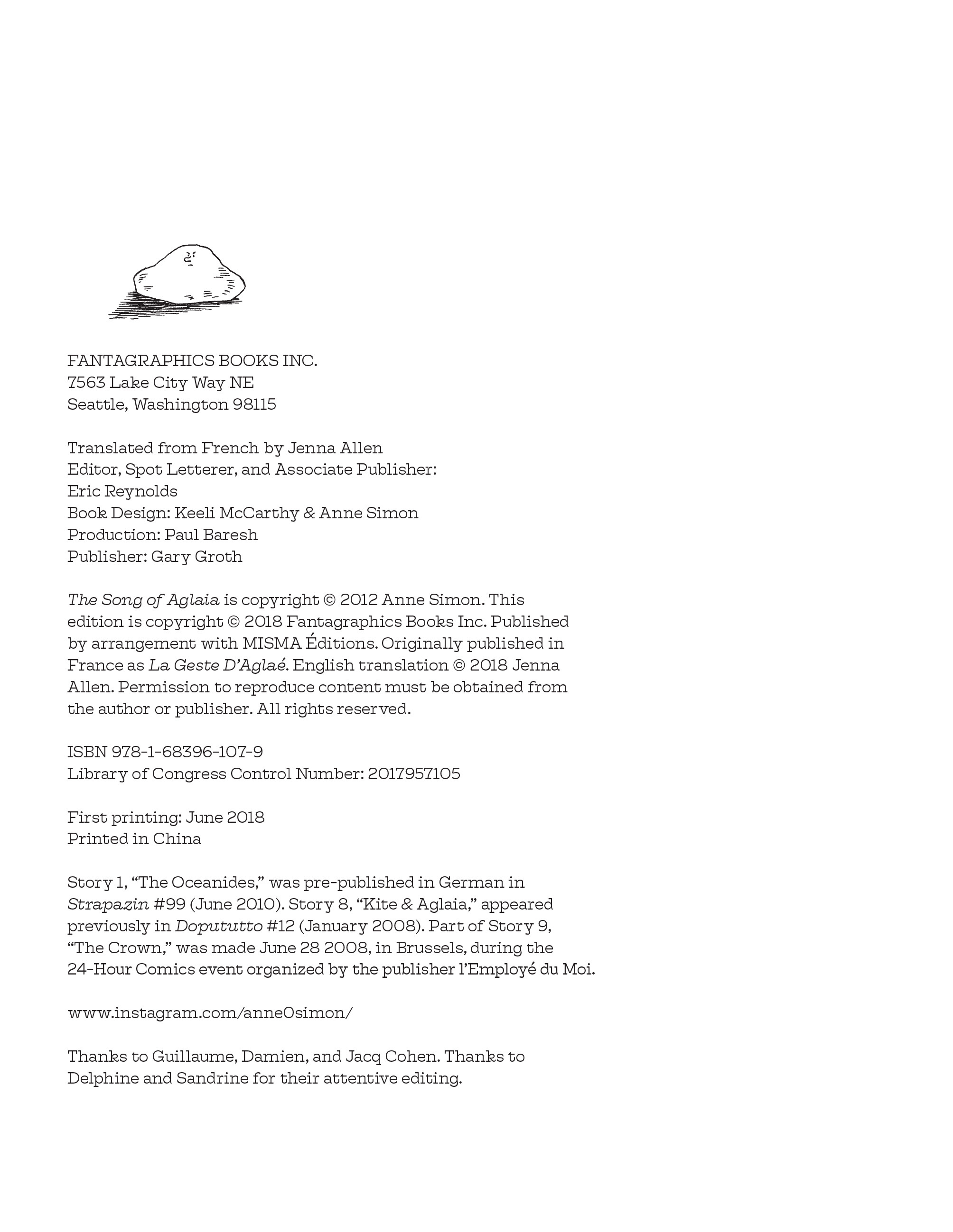 Read online The Song of Aglaia comic -  Issue # TPB - 3