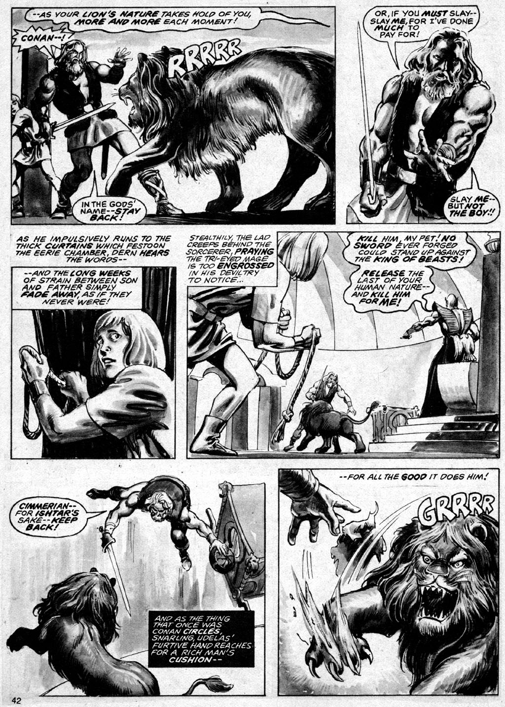 Read online The Savage Sword Of Conan comic -  Issue #69 - 42