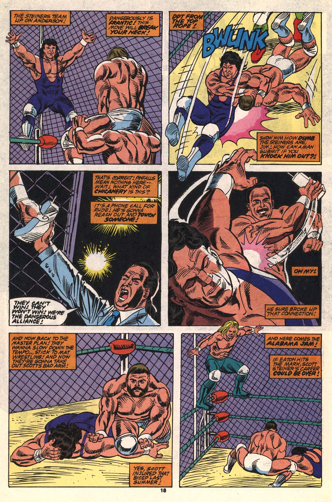 Read online WCW World Championship Wrestling comic -  Issue #5 - 19