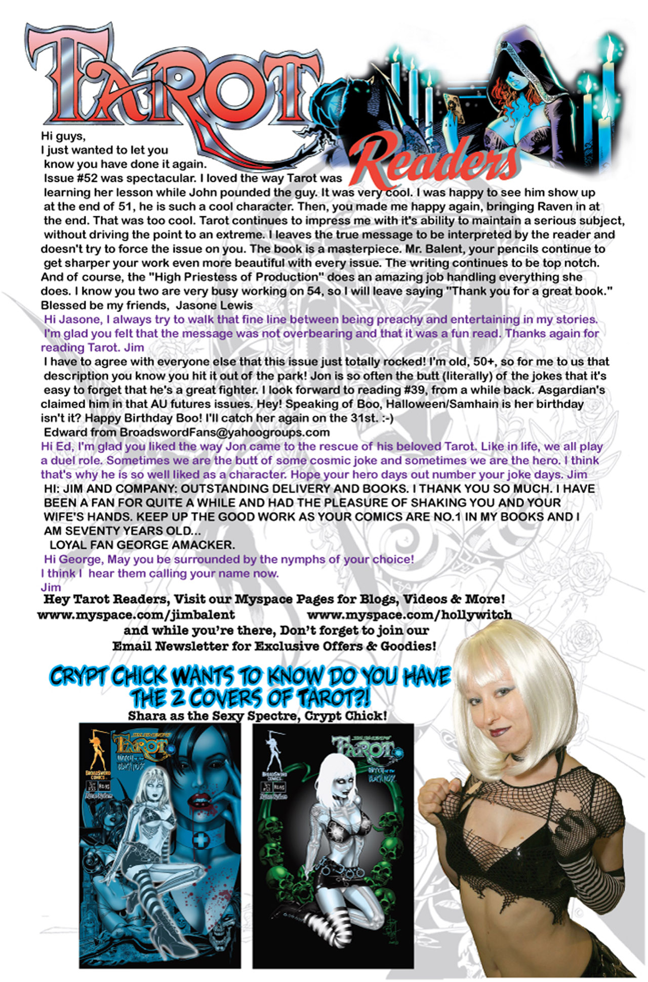 Read online Tarot: Witch of the Black Rose comic -  Issue #53 - 27