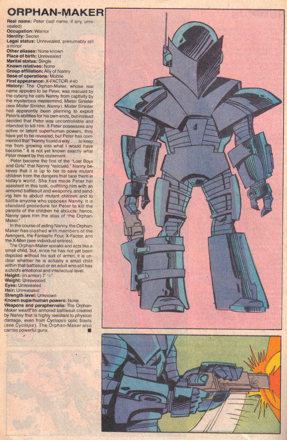 Read online The Official Handbook of the Marvel Universe: Update '89 comic -  Issue #5 - 35